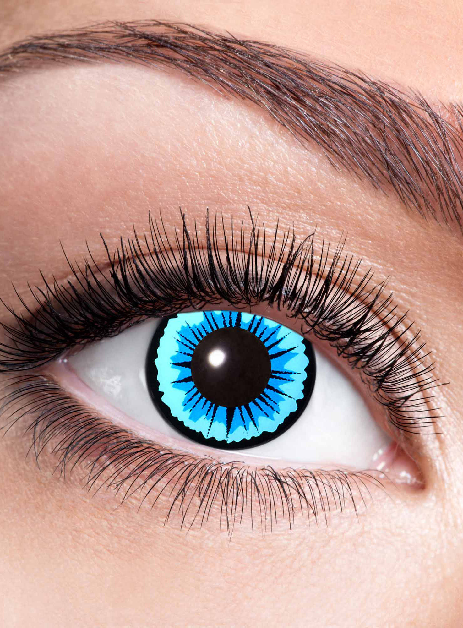 Eisprinzessin Kontaktlinse mit Dioptrien