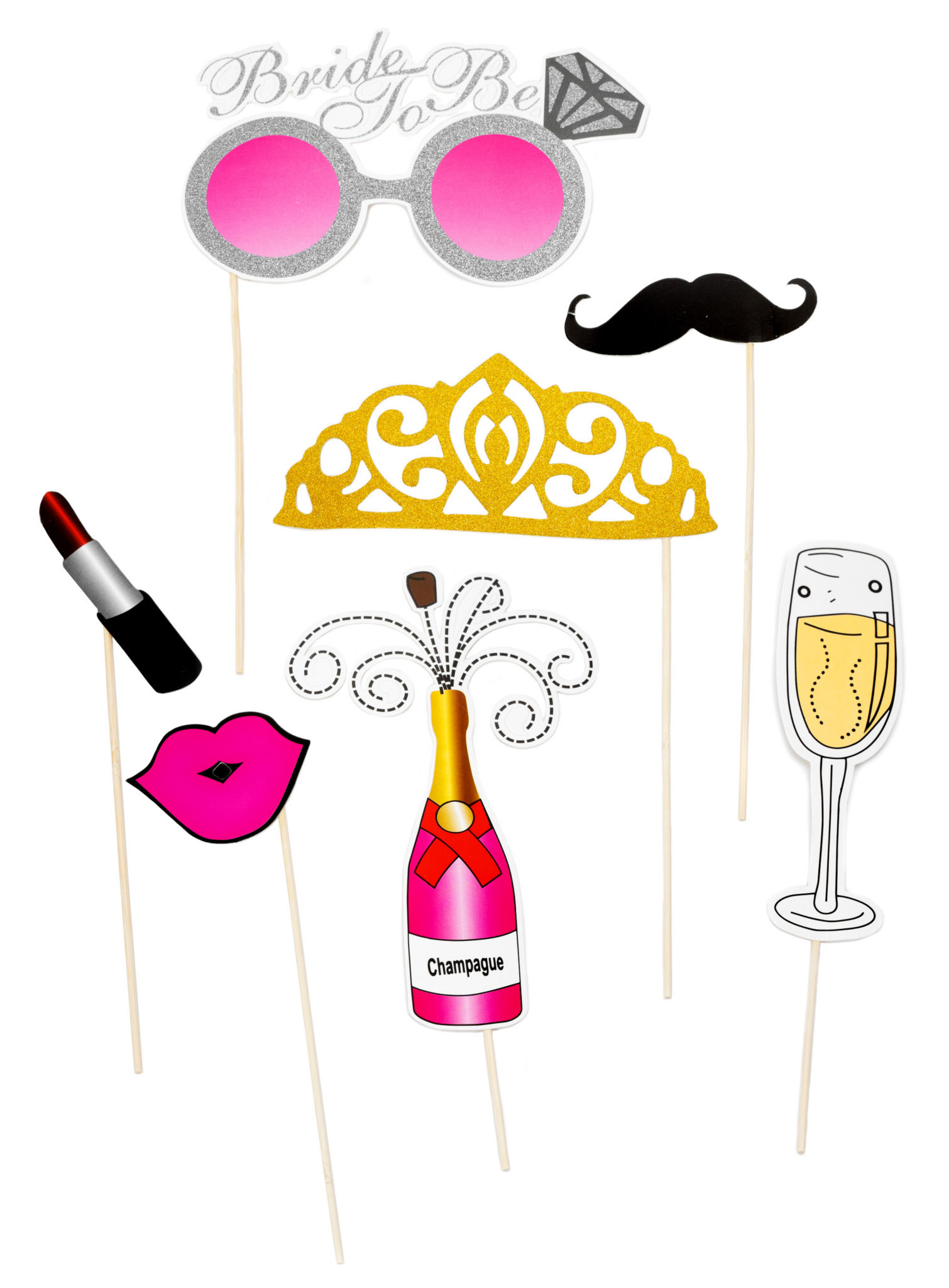 Brautparty Foto-Sticks