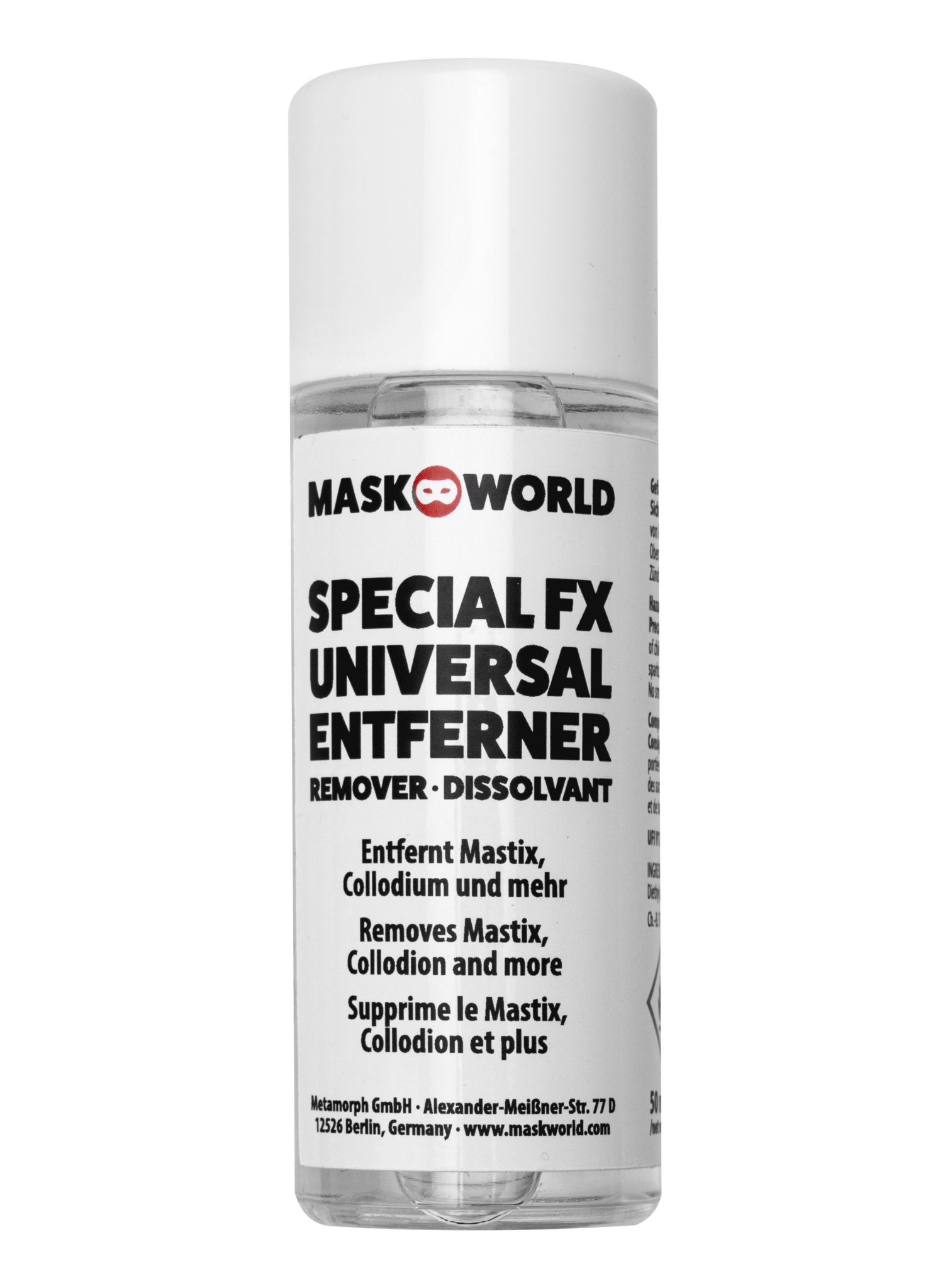 SFX Universal Entferner 50 ml für Collodium, Mastix Hautkleber und mehr