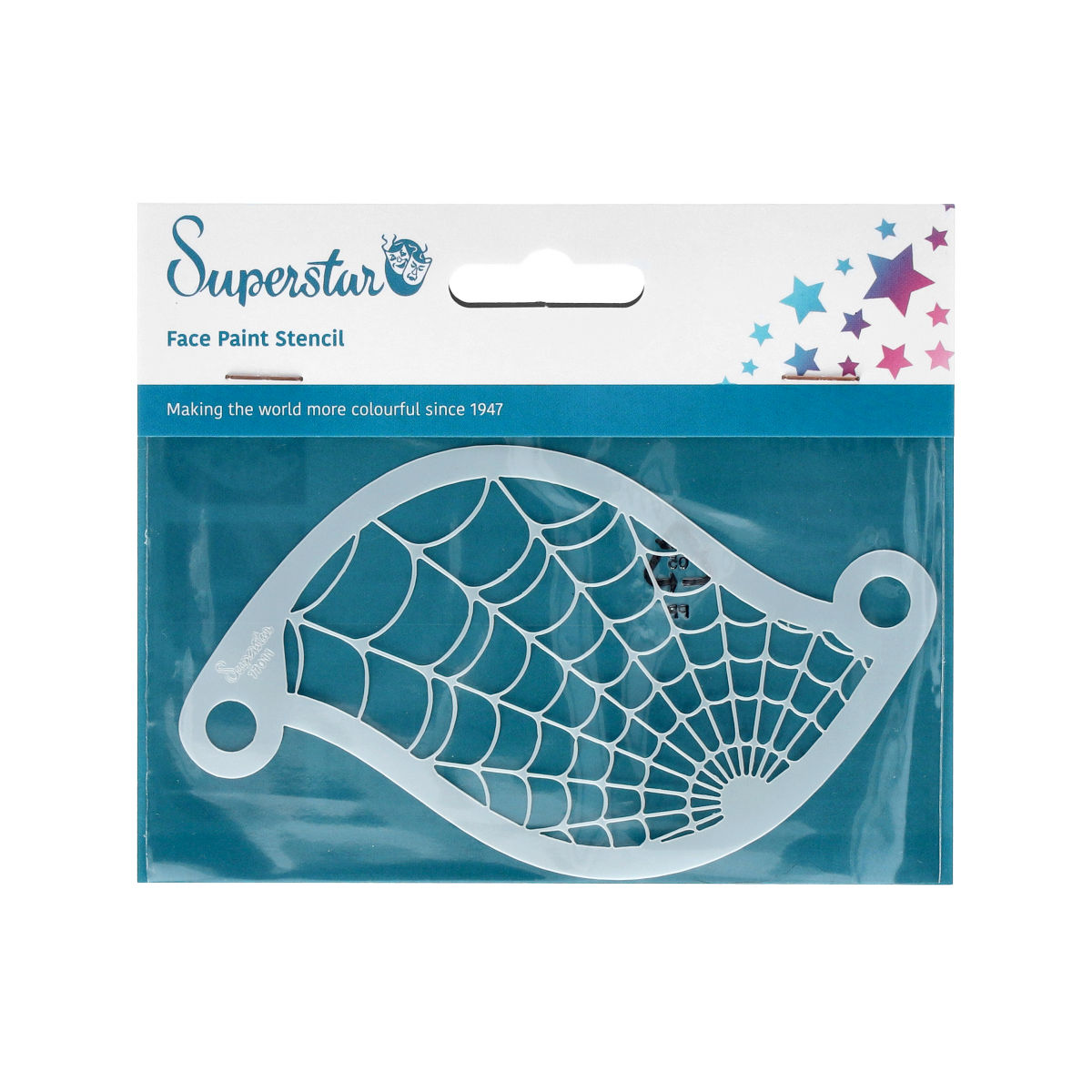 Schminkschablone Spiderweb