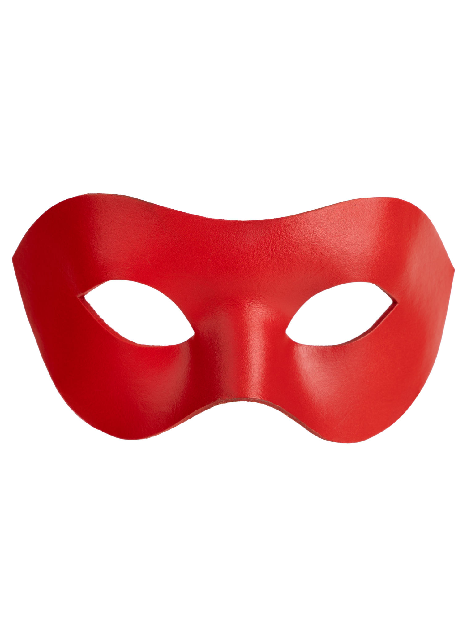 Colombina Liscia rot Venezianische Ledermaske