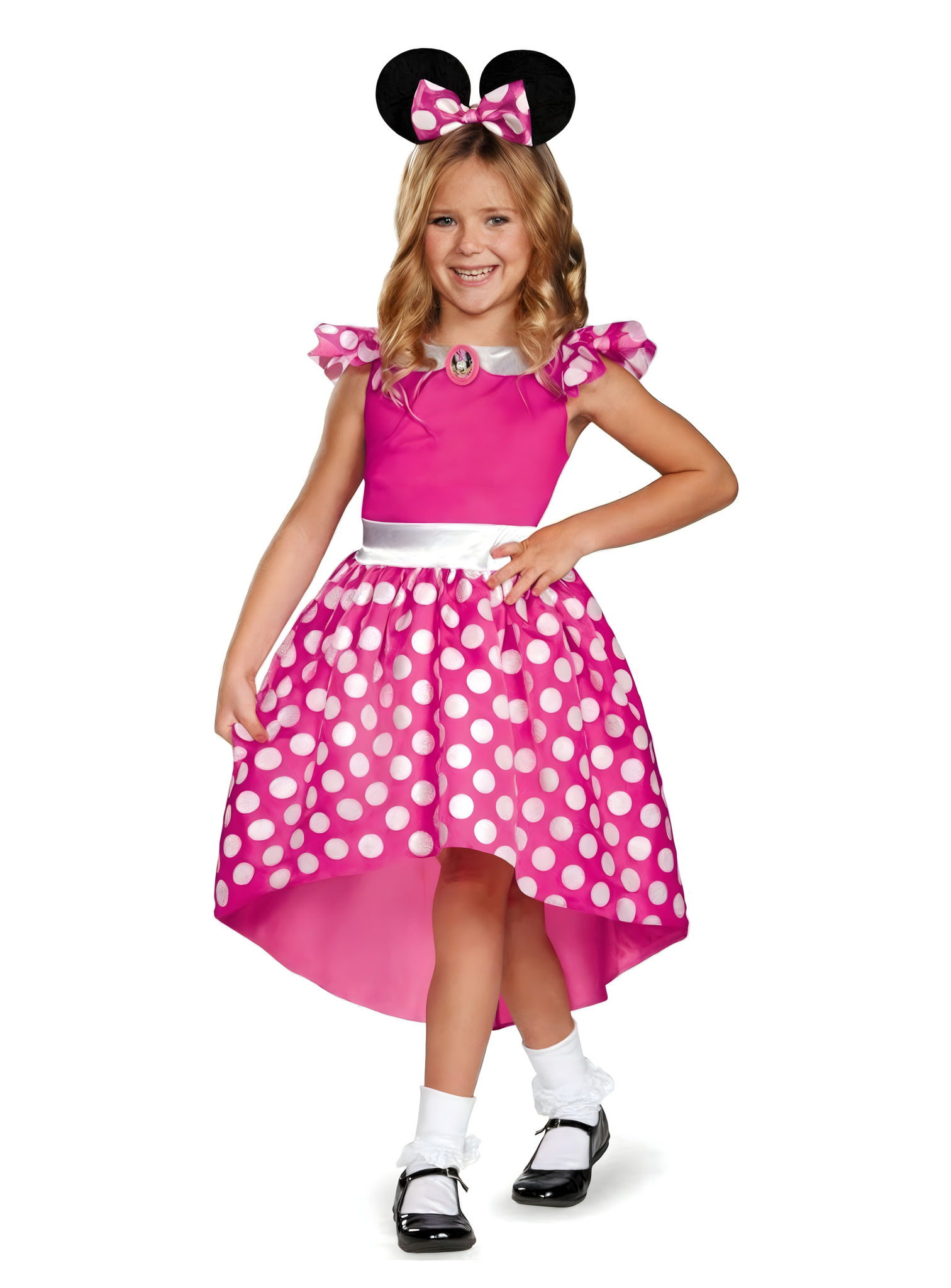 Minnie Mouse-jurk voor kinderen roze
