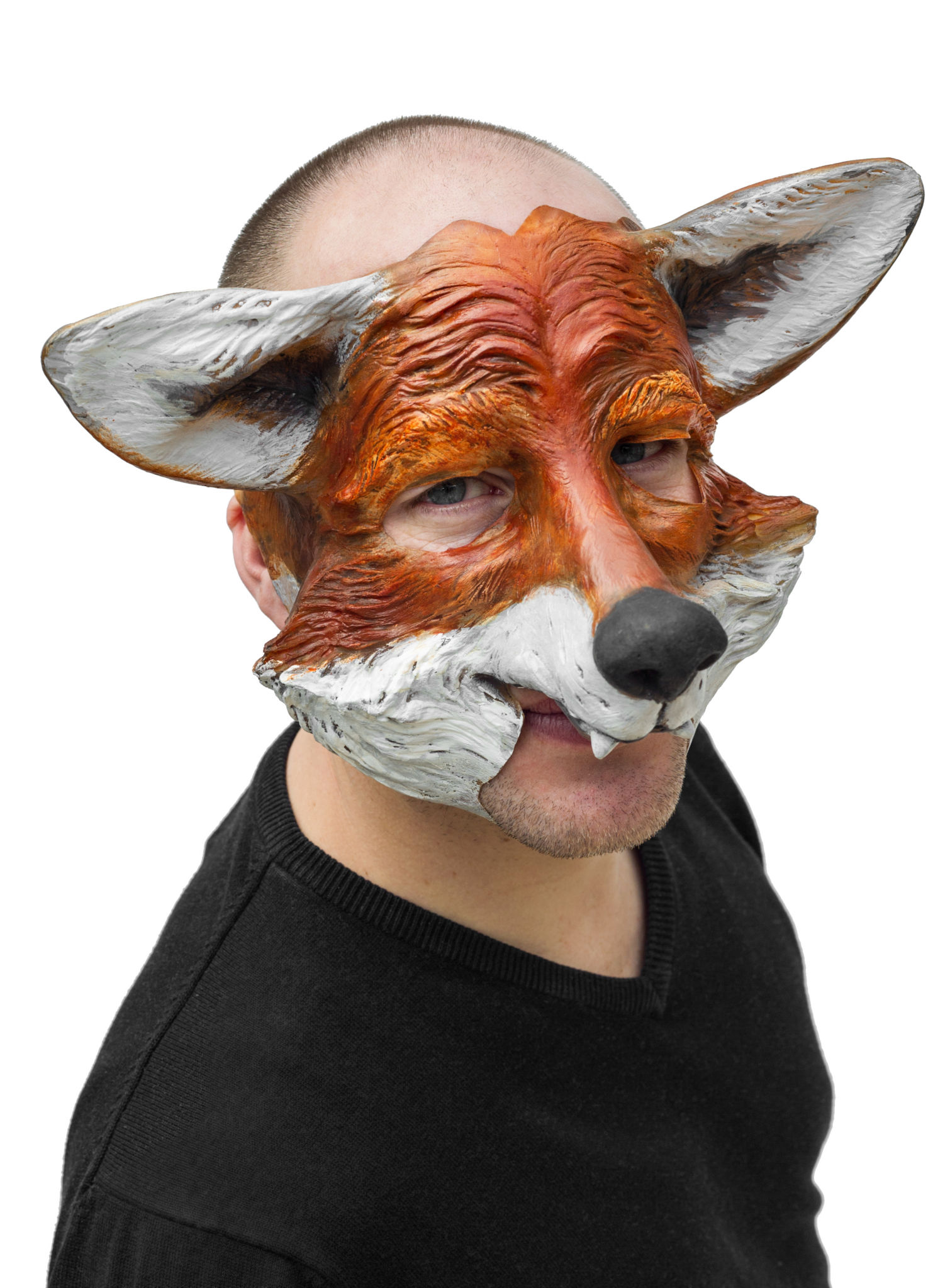 Fröhlicher Fuchs Maske