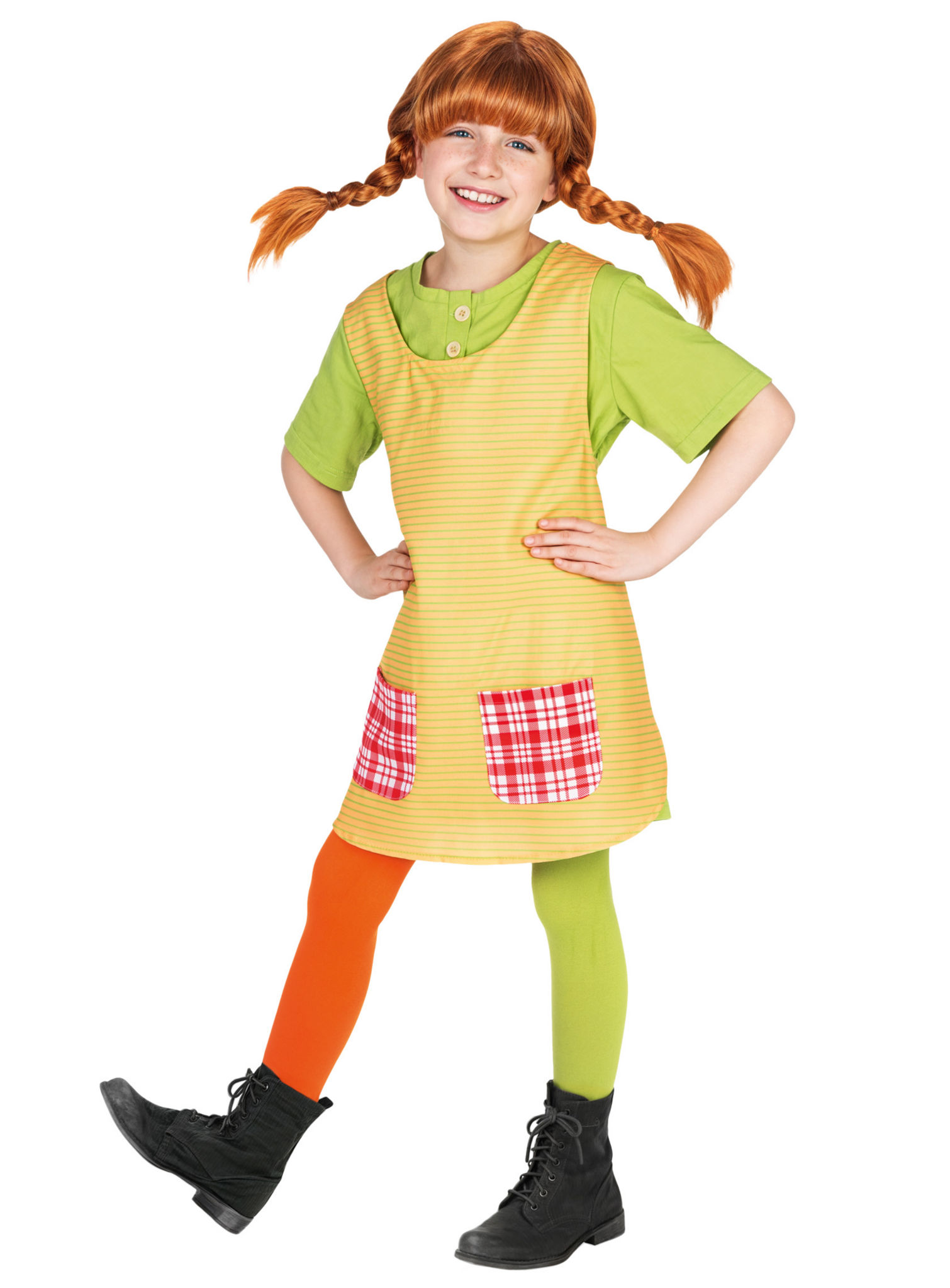 Pippi Langstrumpf Kostüm für Kinder