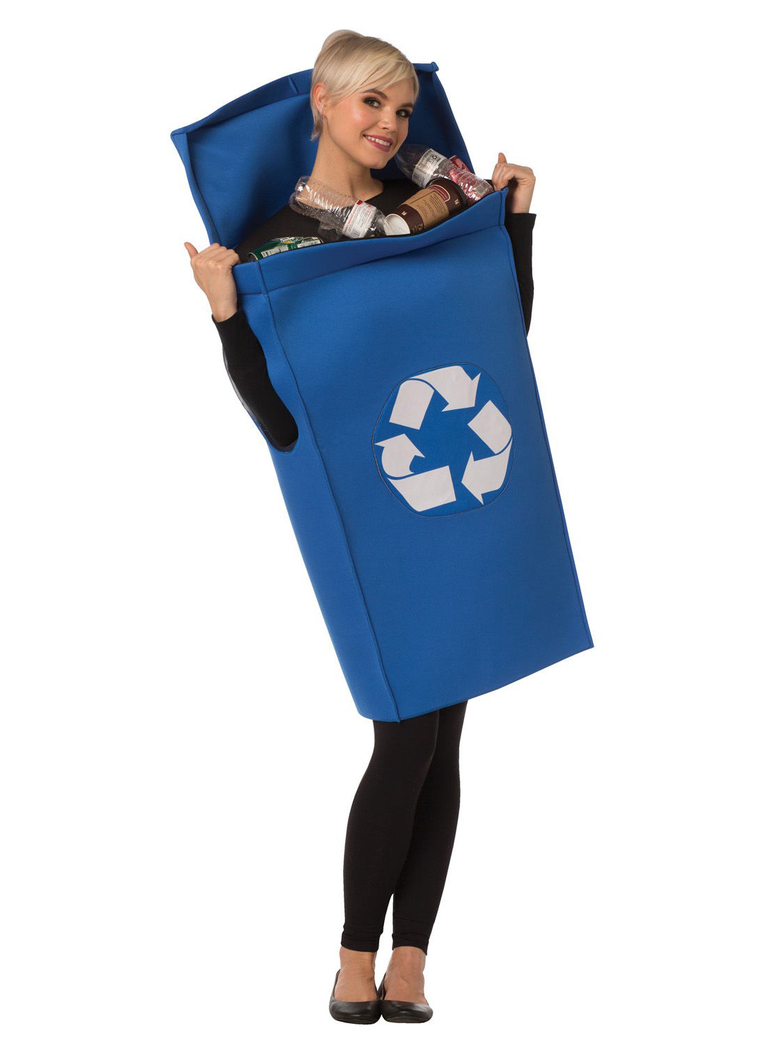Blaue Mülltonne Kostüm