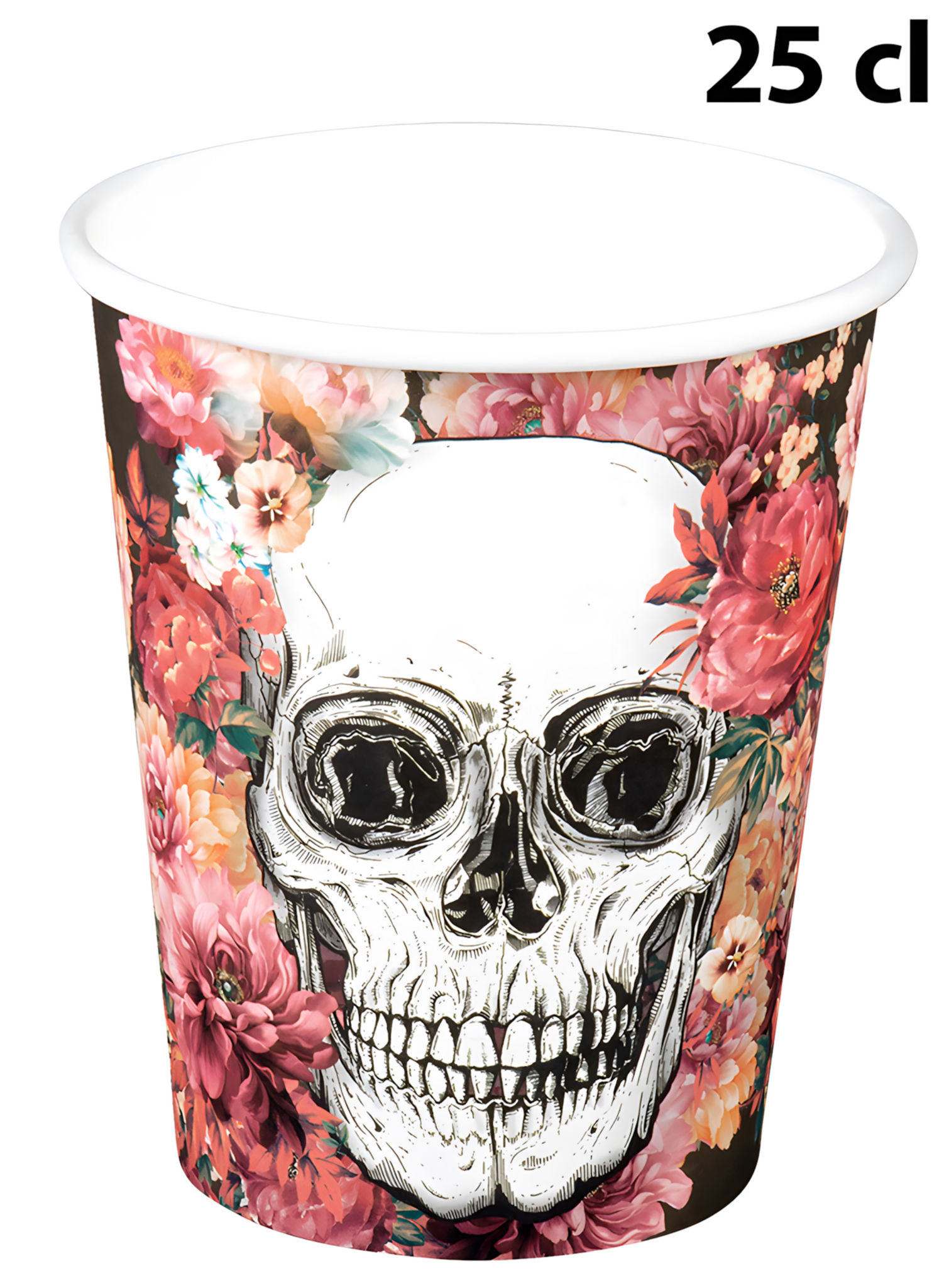 Dia de los Muertos Pappbecher 10 Stück