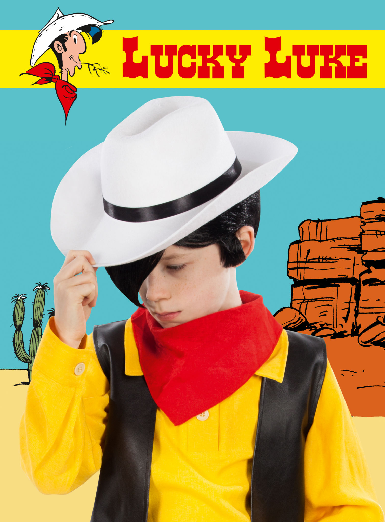 Lucky Luke Cowboyhut für Kinder