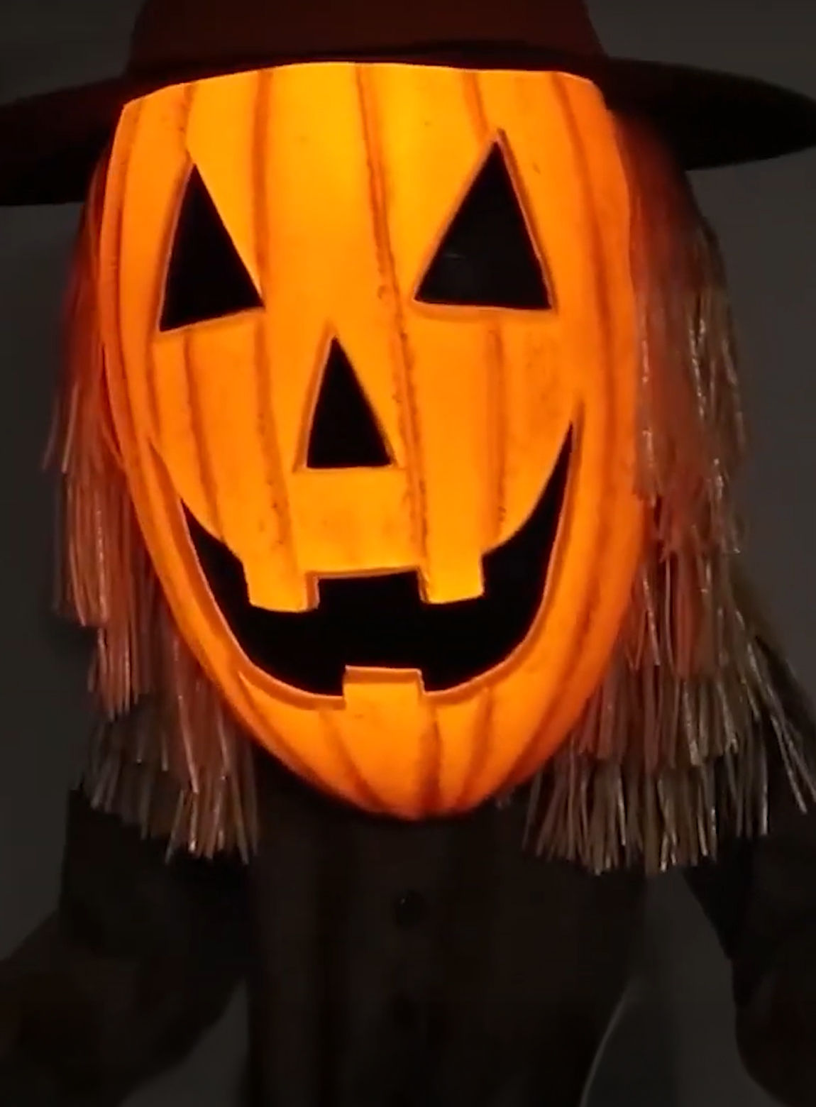 Riesiger Kürbisgeist – Halloweendeko mit Sound und Animation – 182 cm