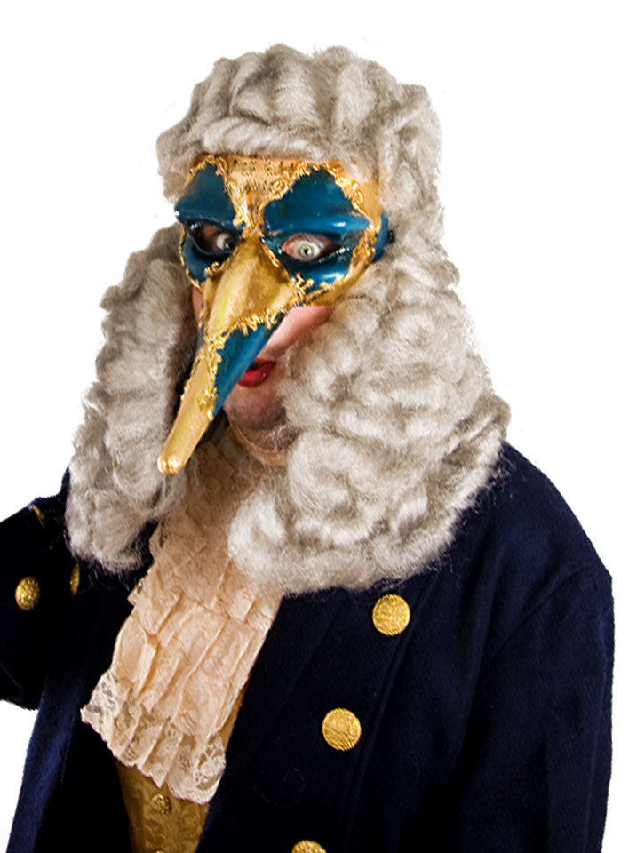 Scaramouche blu musica - Venezianische Maske
