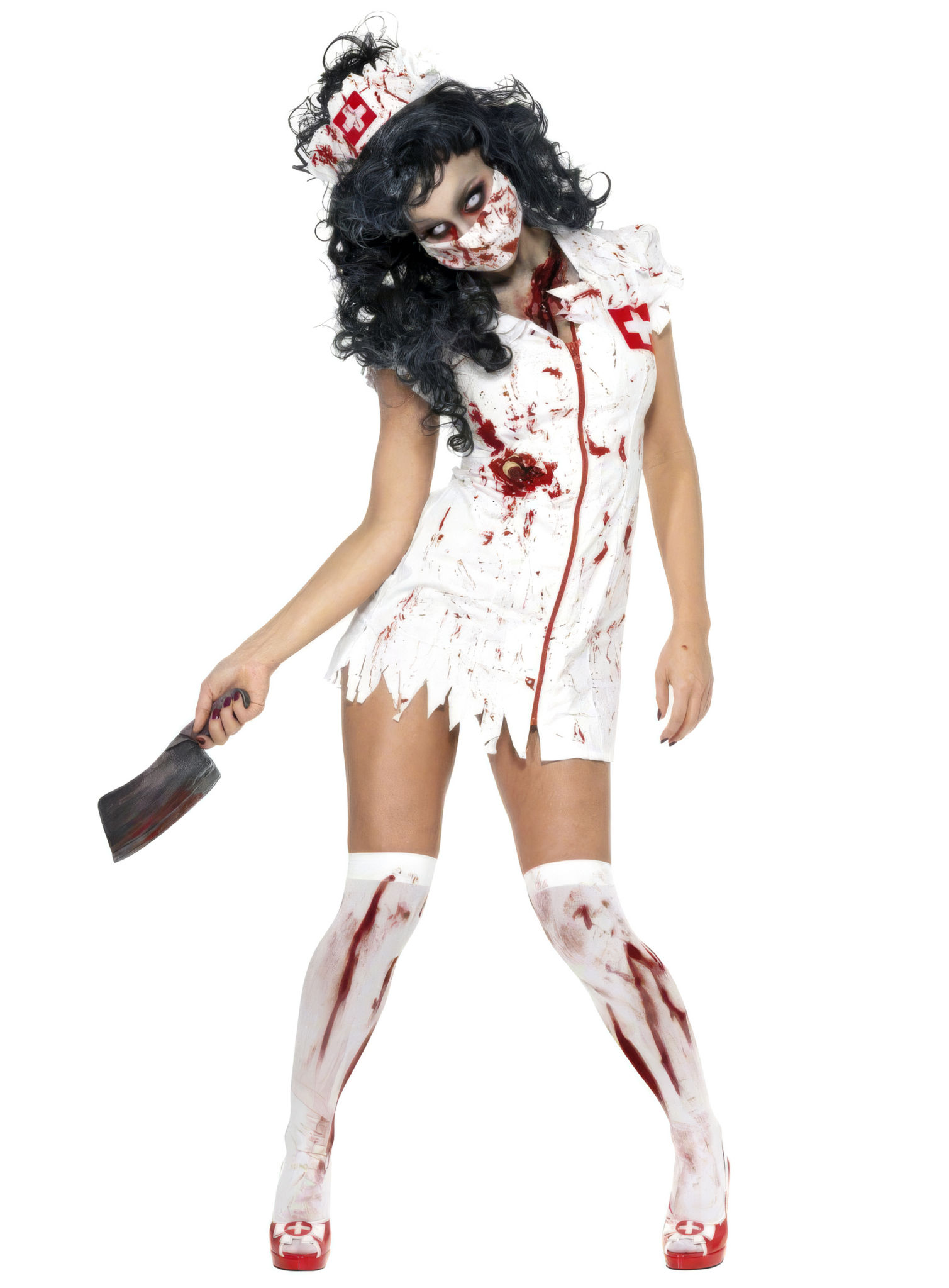 Zombie Sanitäterin Kostüm