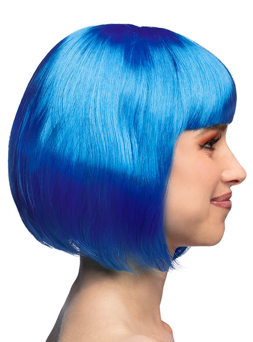 Pagenschnitt blau Perücke