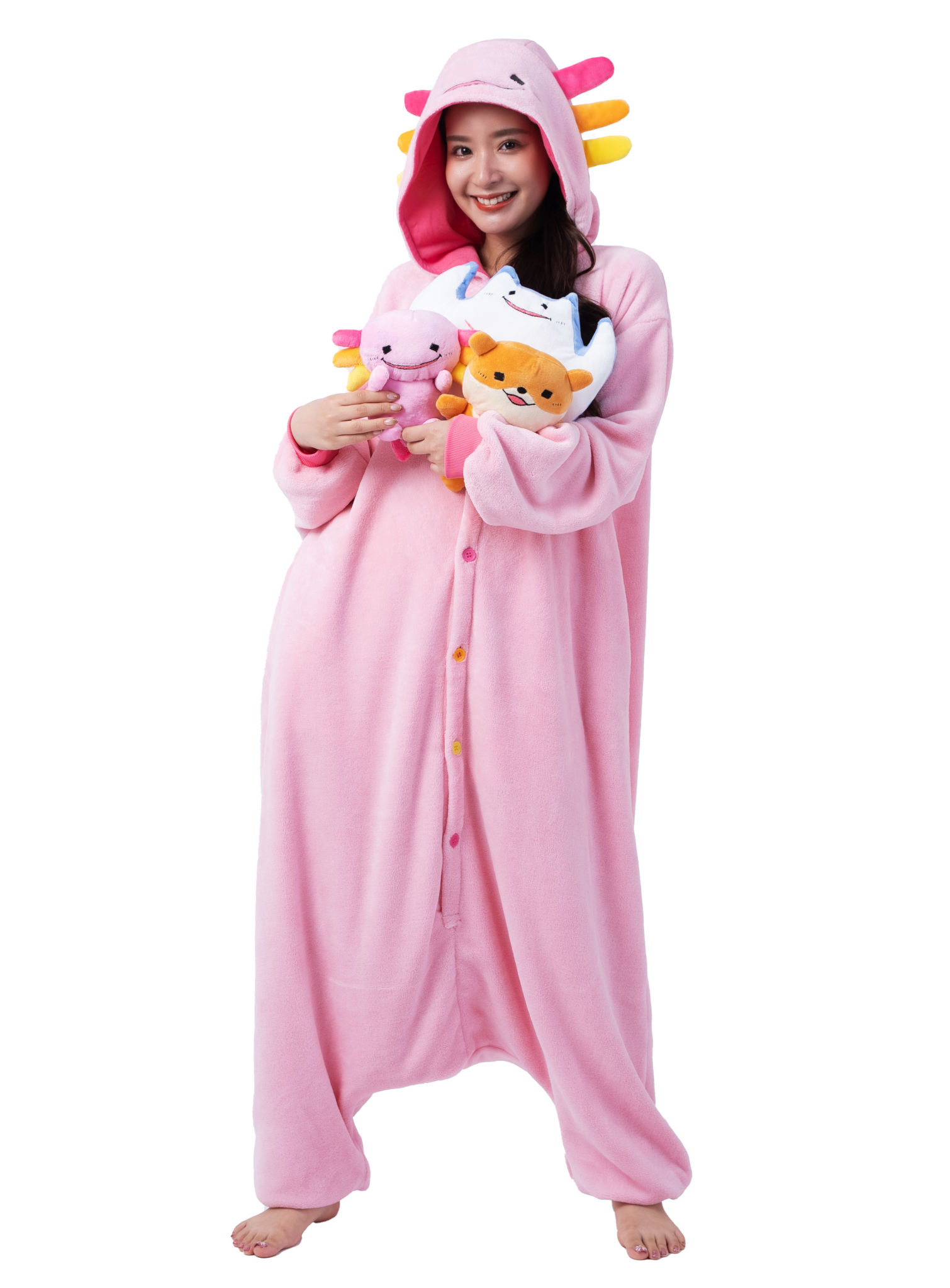 Axolotl Kigurumi Kostüm