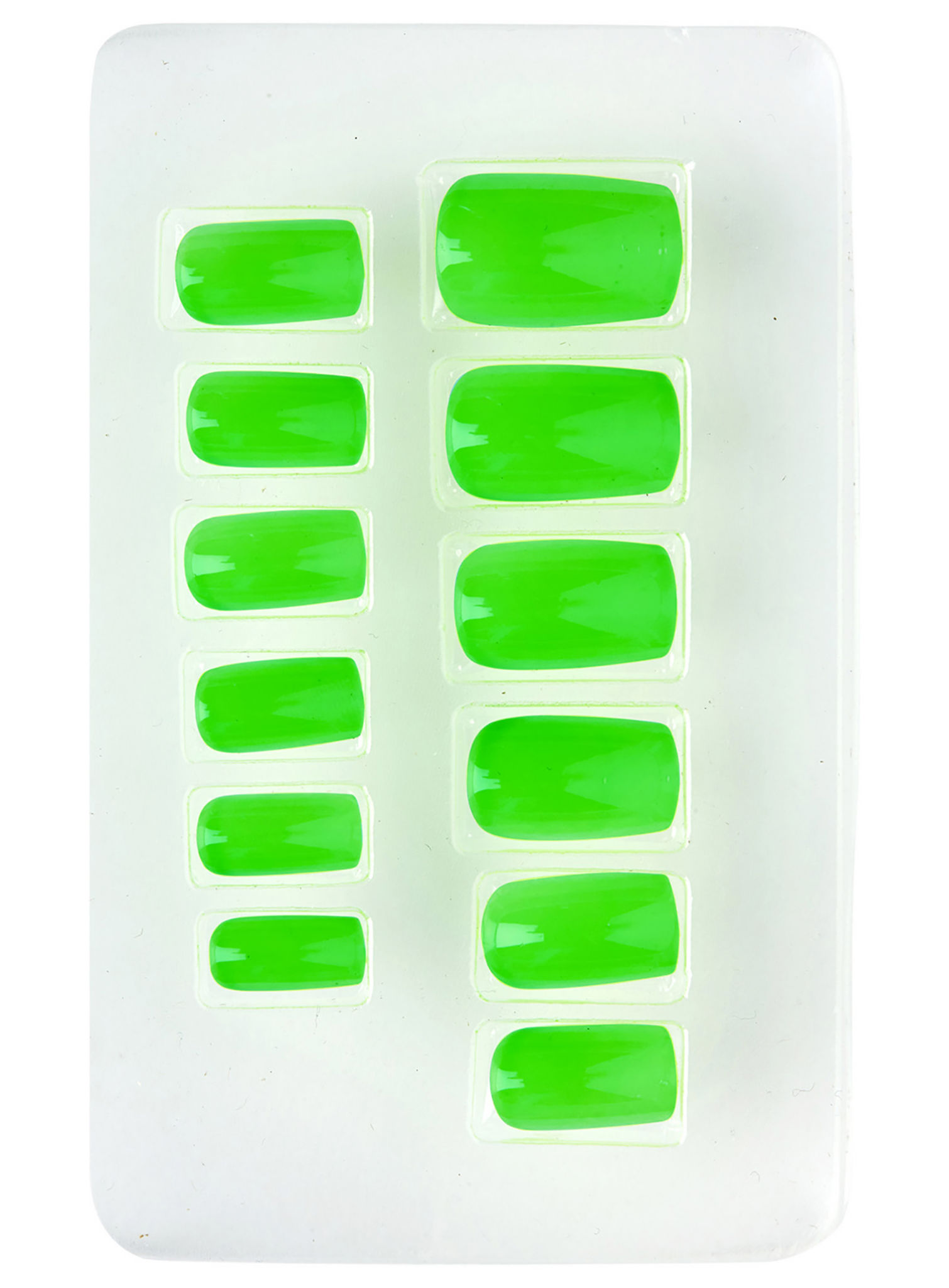 Ombre Fingernägel neongrün