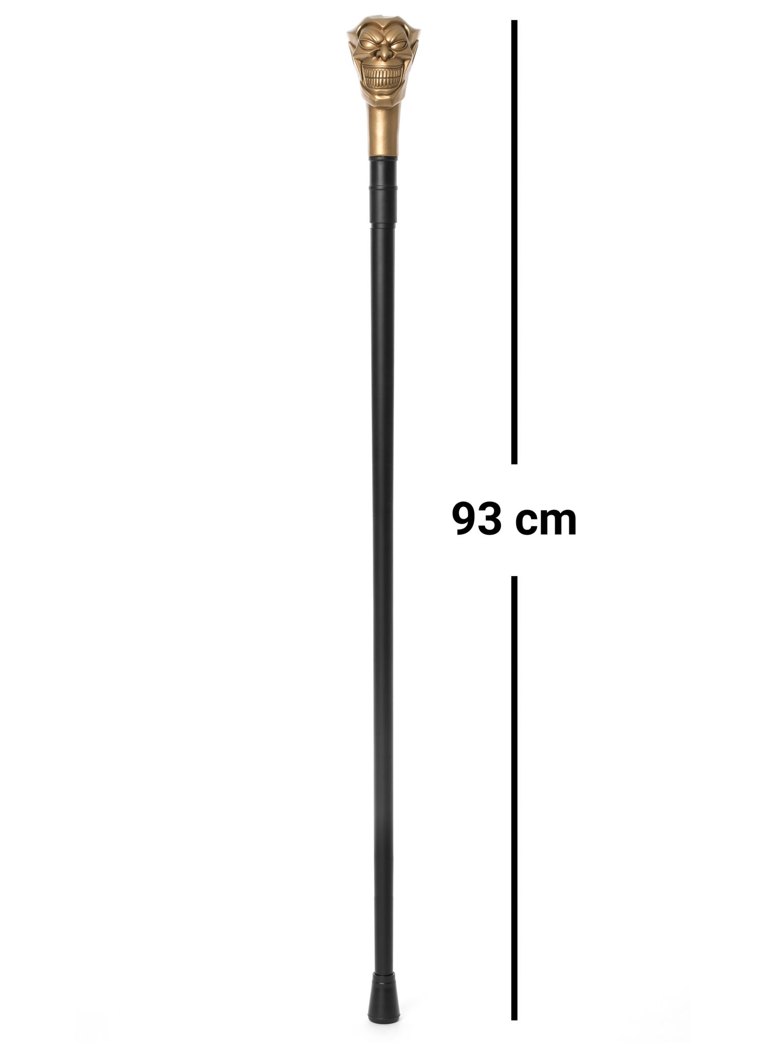 Joker Gehstock mit schwarzem Stab