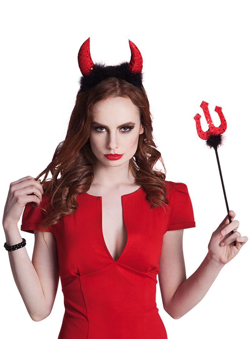 Halloween Teufel Accessoire-Set