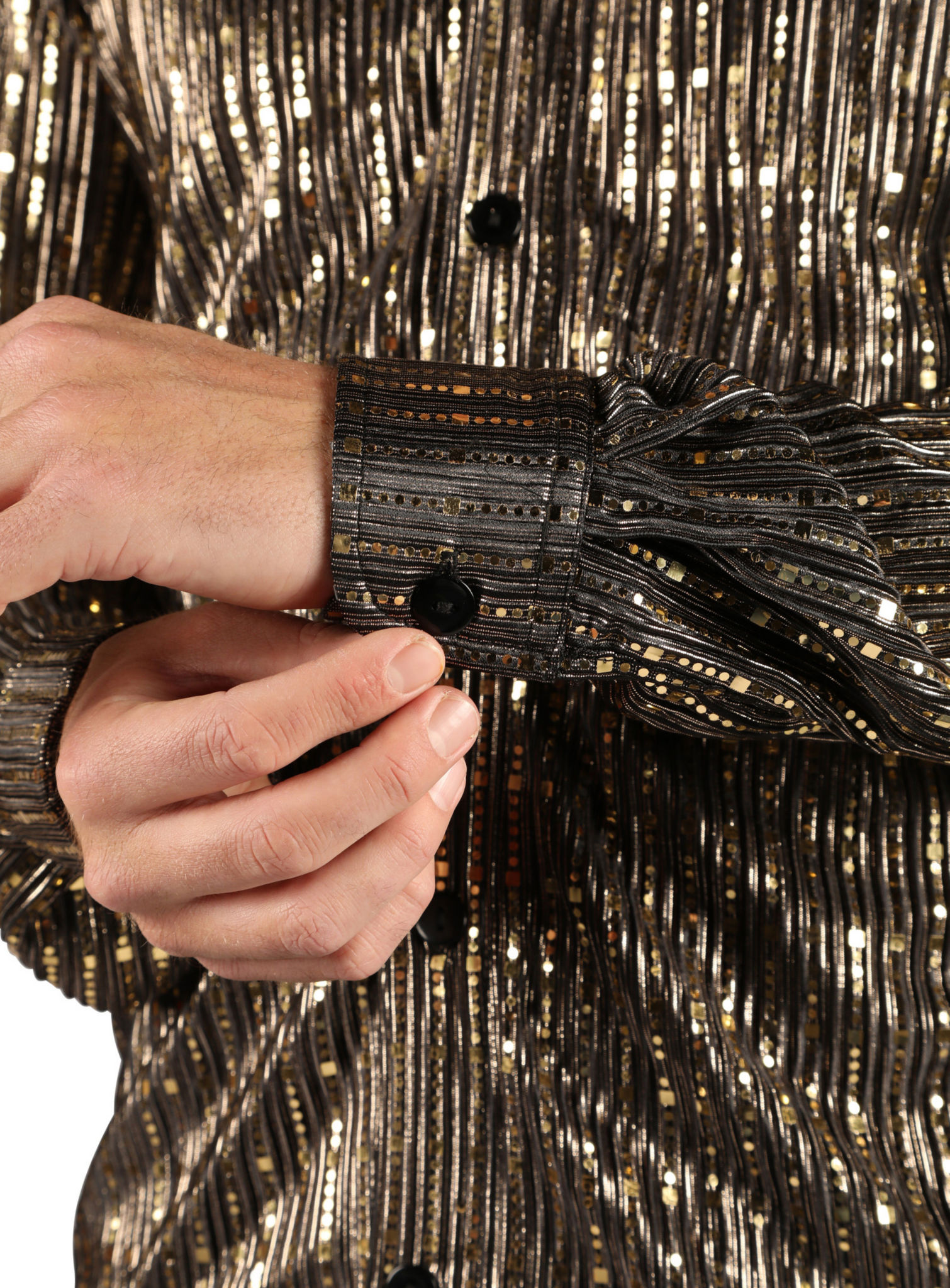 Disco Dancer Hemd gold