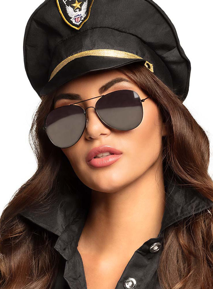 Pilotenbrille schwarz