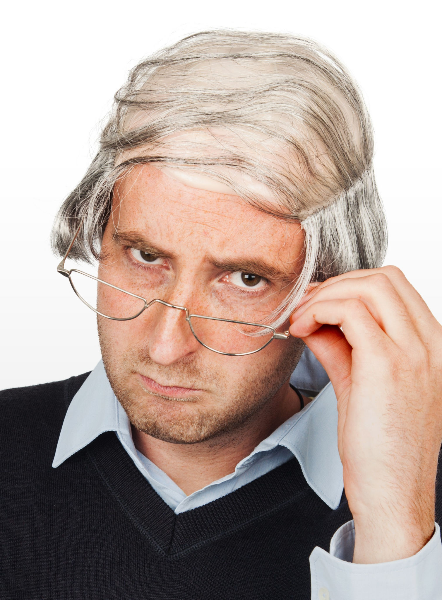 Comb-Over Perücke Großvater