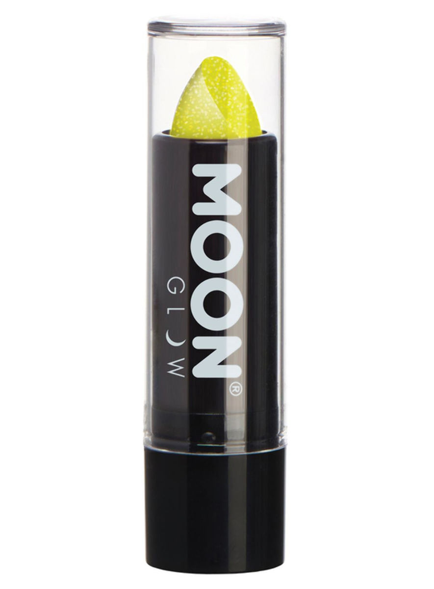 Moon Glow Neon UV glitter lippenstift geel