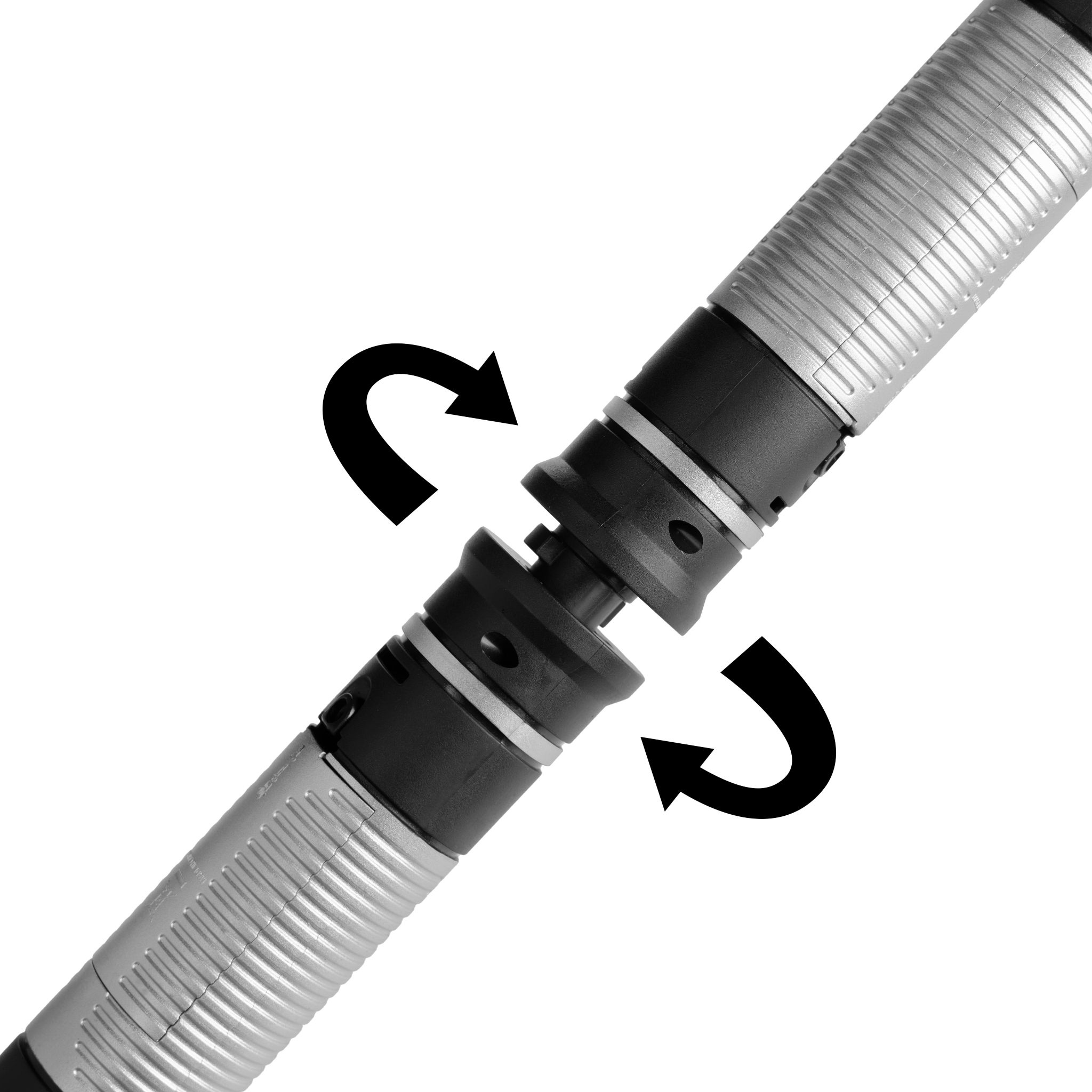 Doppelklingen Connector / Verbinder für Lichtschwert mit Laserschwert Sound-Effekten