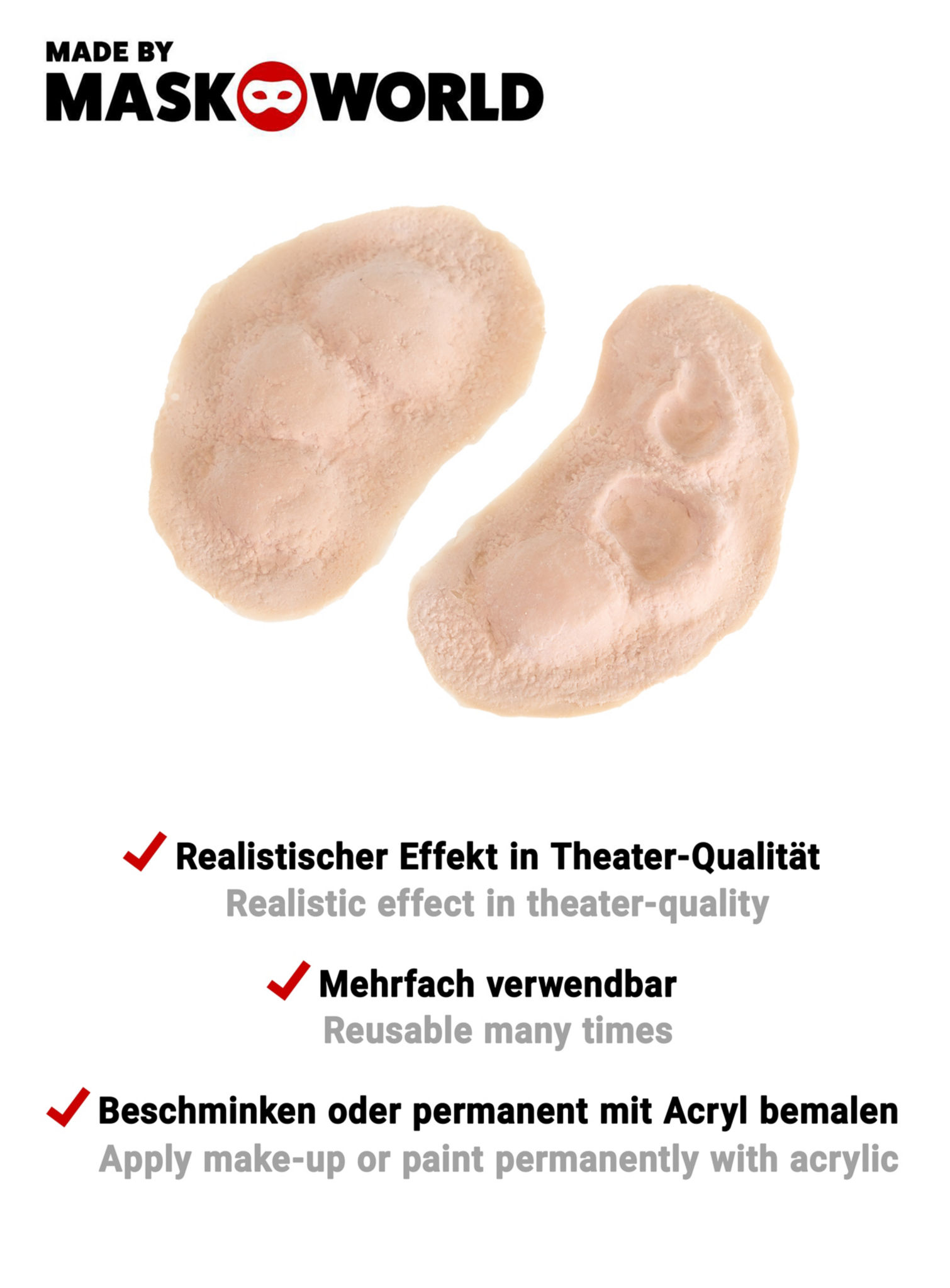 Pestbeulen Latexapplikation