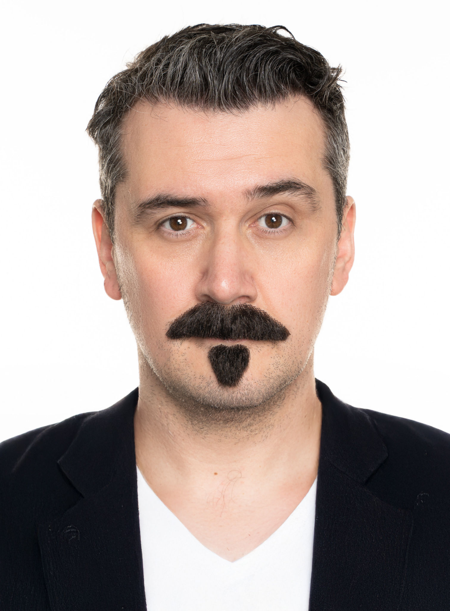 Bartset Marshal mit Schnurrbart und Soulpatch
