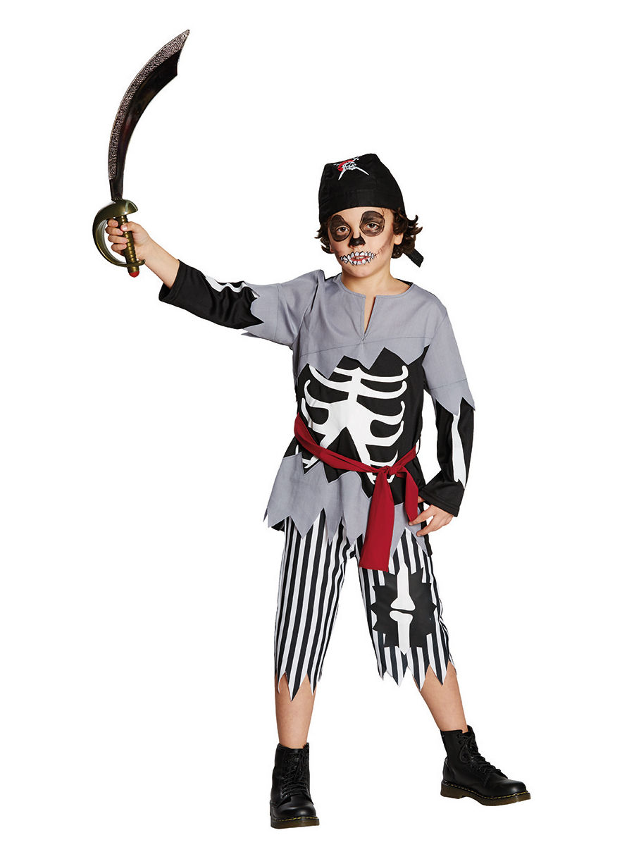Zombiepirat Kinderkostüm