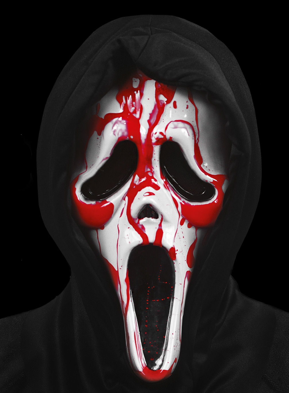 Blutendes Ghostface Scream Kostüm