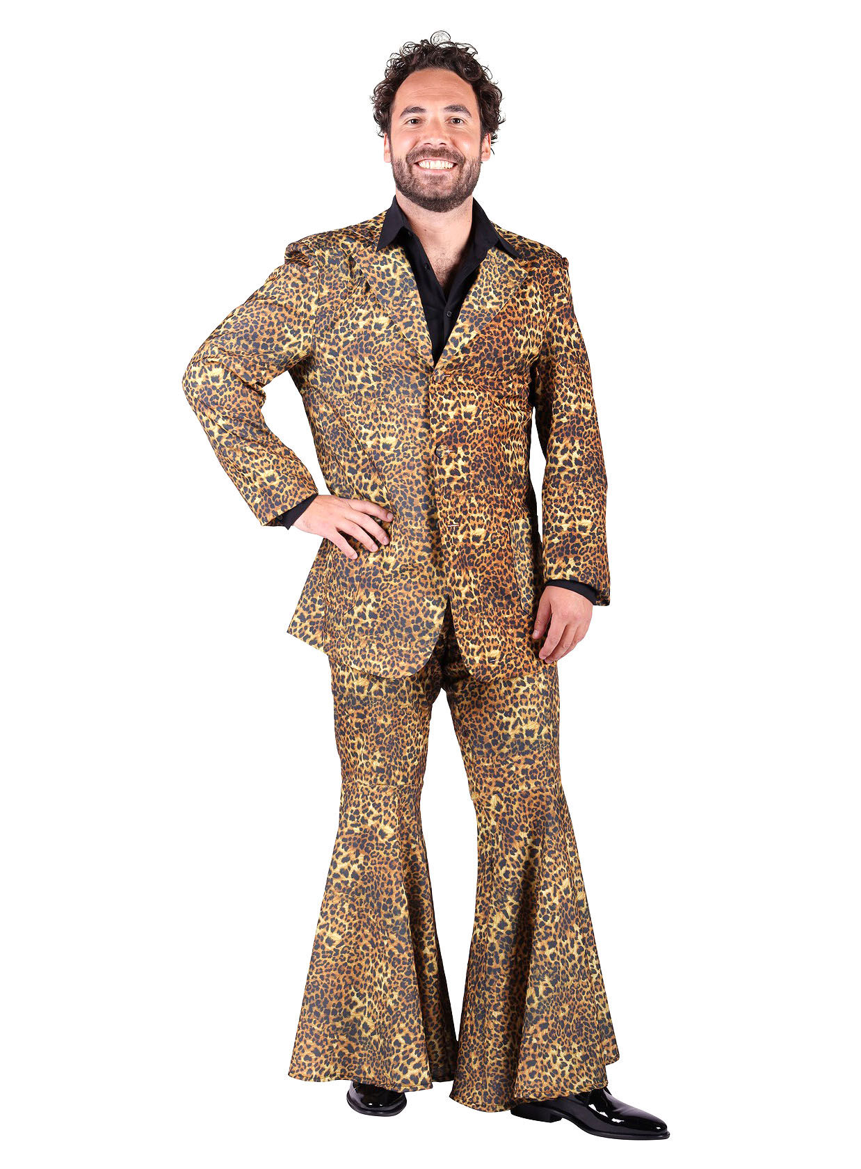 Hippie Anzug Leopardenmuster