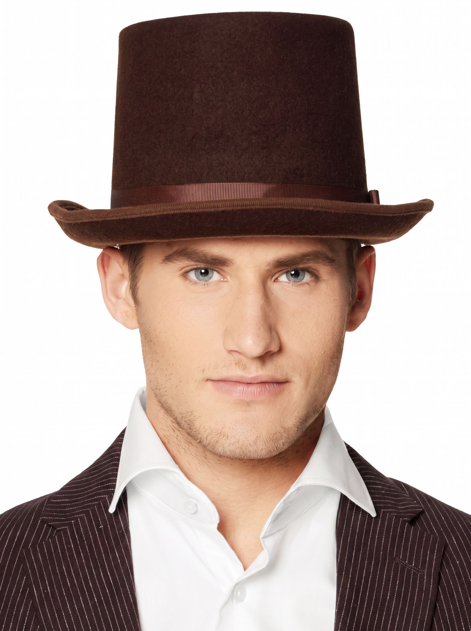 Zylinder Lord Byron braun