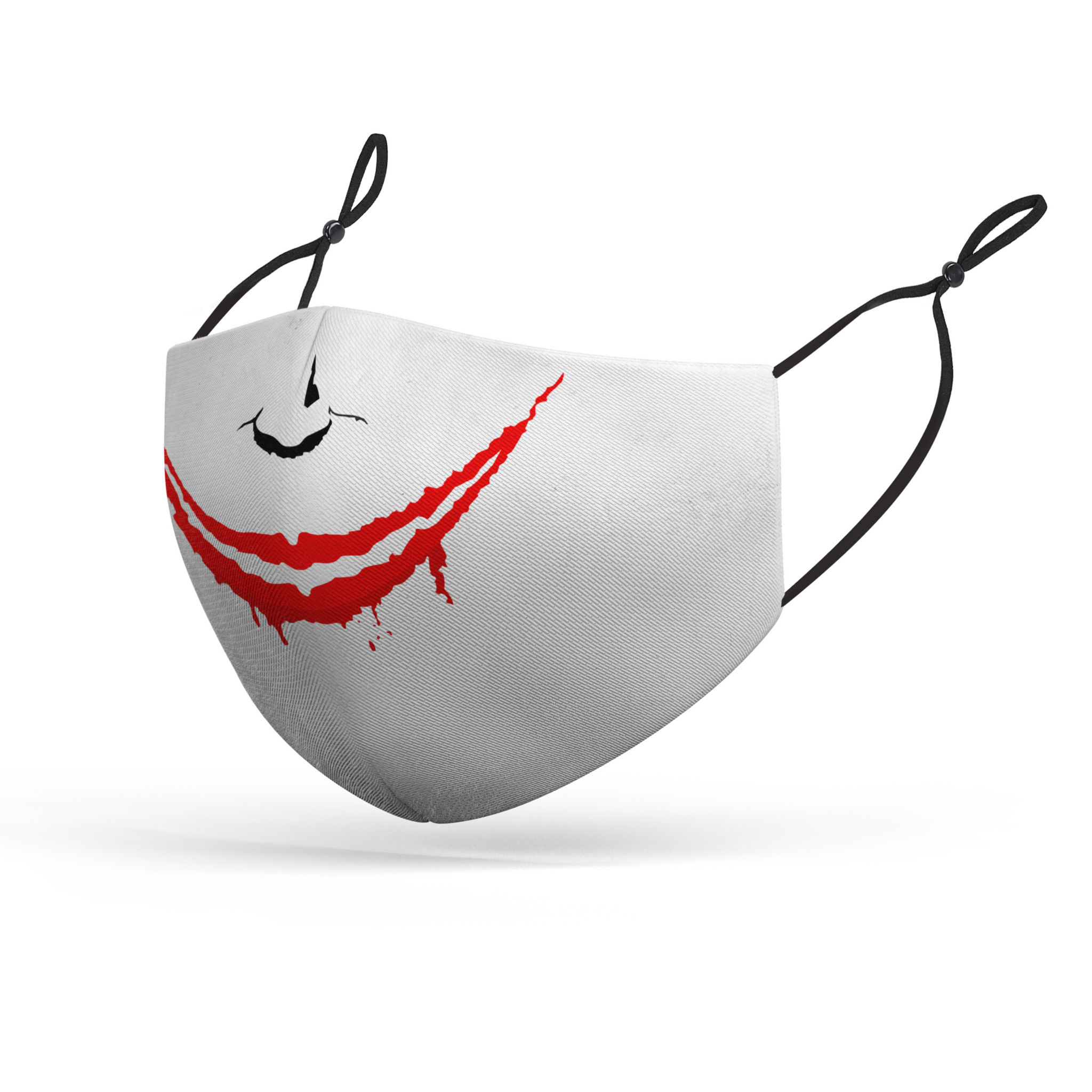 Stoffen masker Horror-Clown Why So Serious?