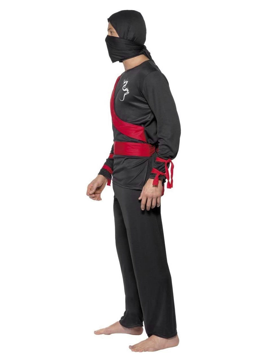 Schwarzer Schlangen Ninja Kostüm