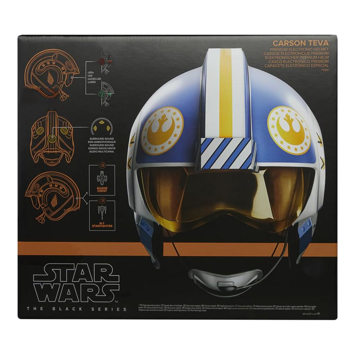 Star Wars - Carson Teva Black Series elektronischer Helm