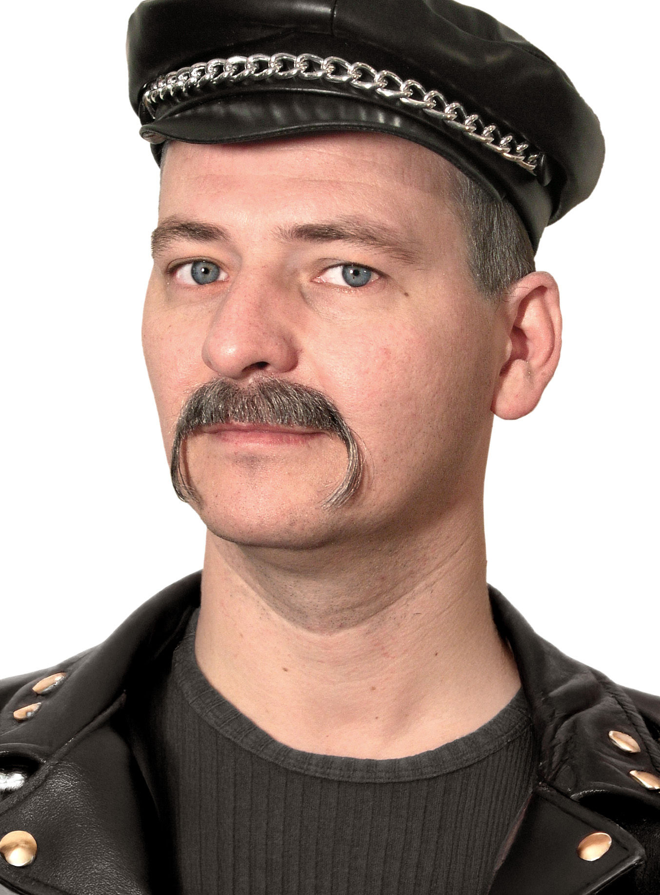 Schnurrbart Macker mit Echthaar