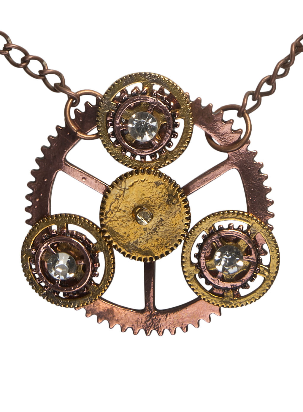 Steampunk-Kette mit Zahnrädern
