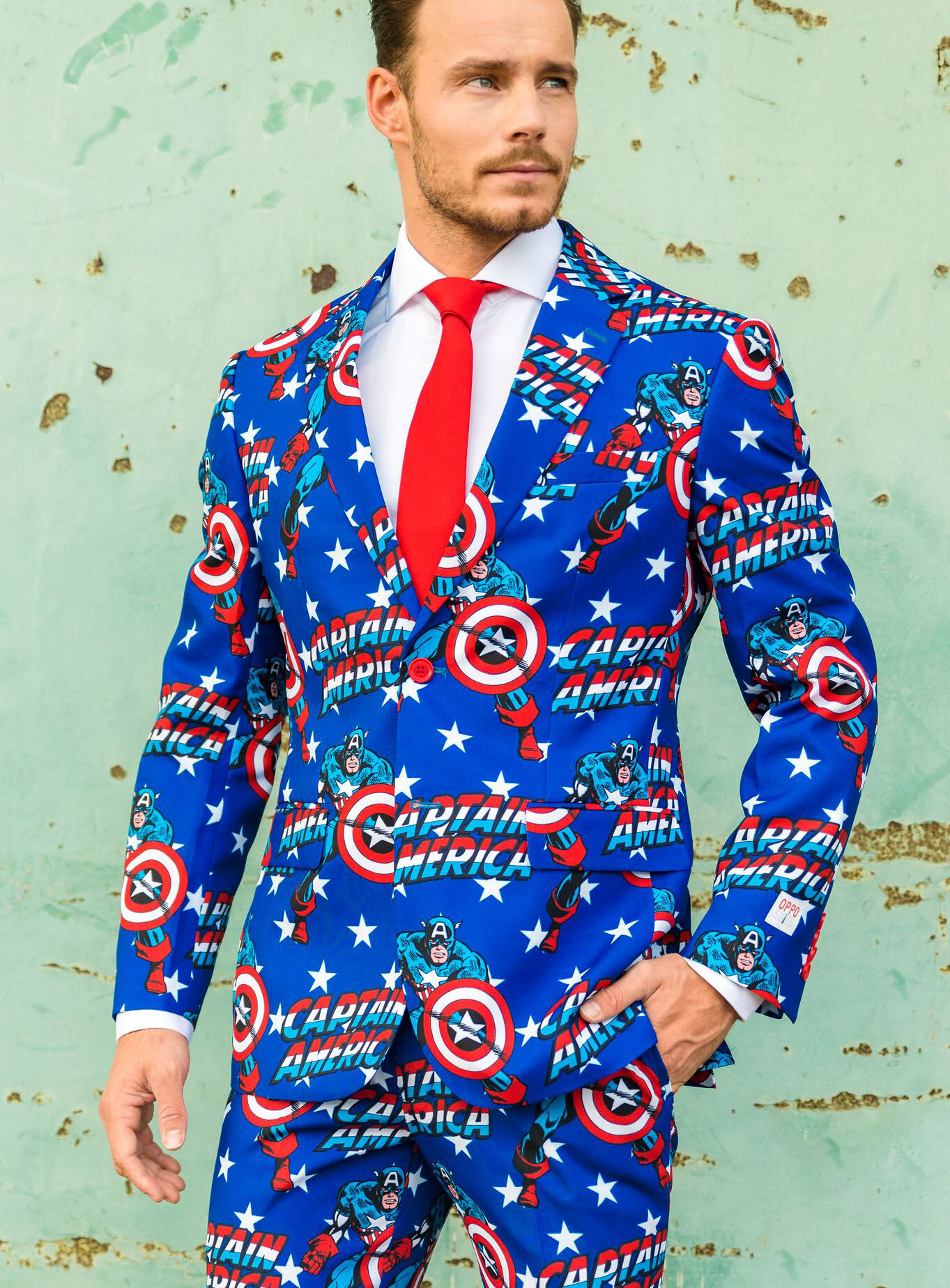 OppoSuits Marvel Captain America Anzug