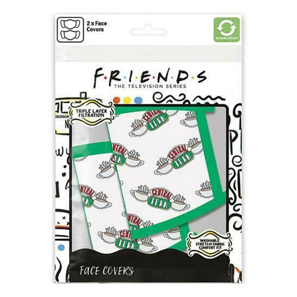 Friends - Central Perk Stoffen Maskers Dubbelpak