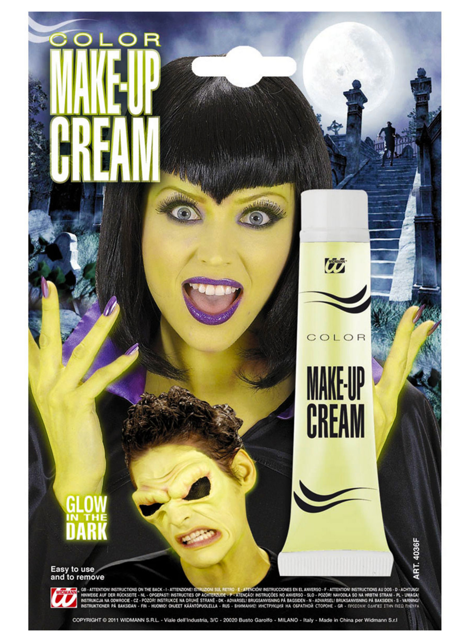 Make-up Tube UV Geel
