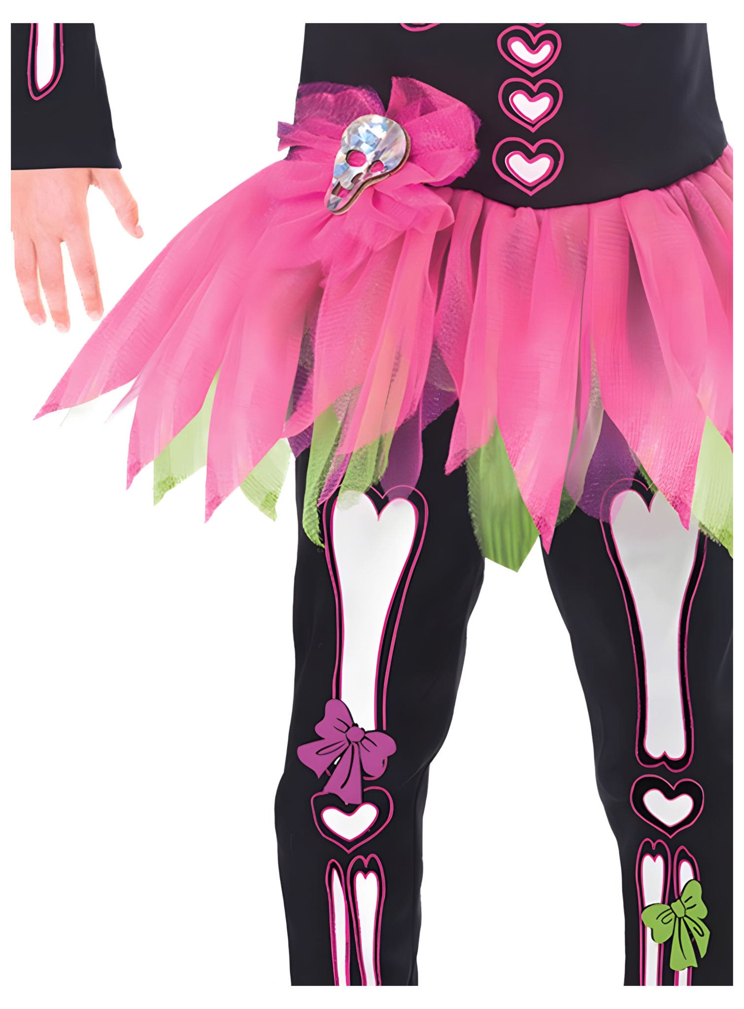 Sweet Skeleton Girl Kostüm für Kinder