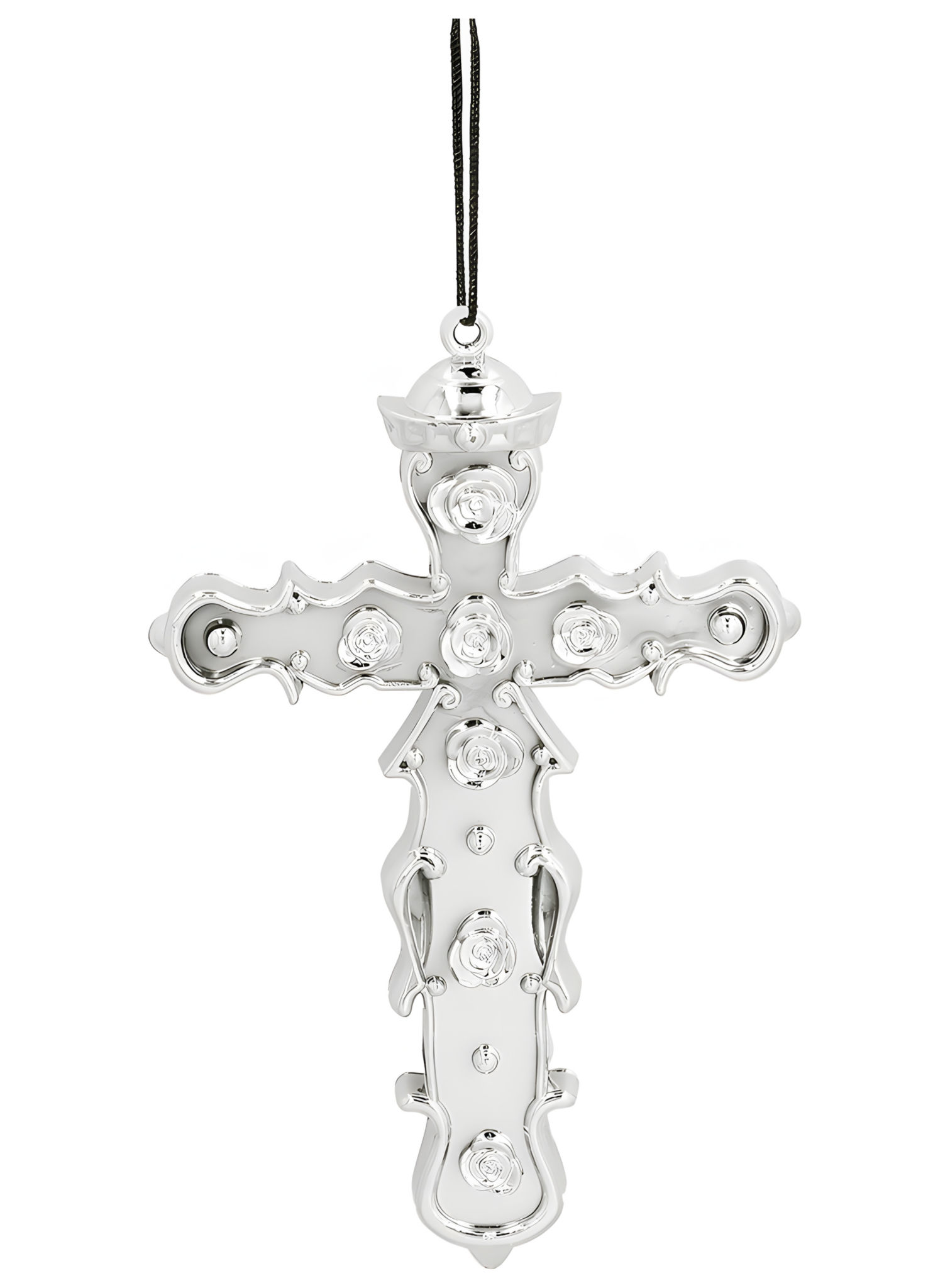 Ketting met priesterkruis, zilver
