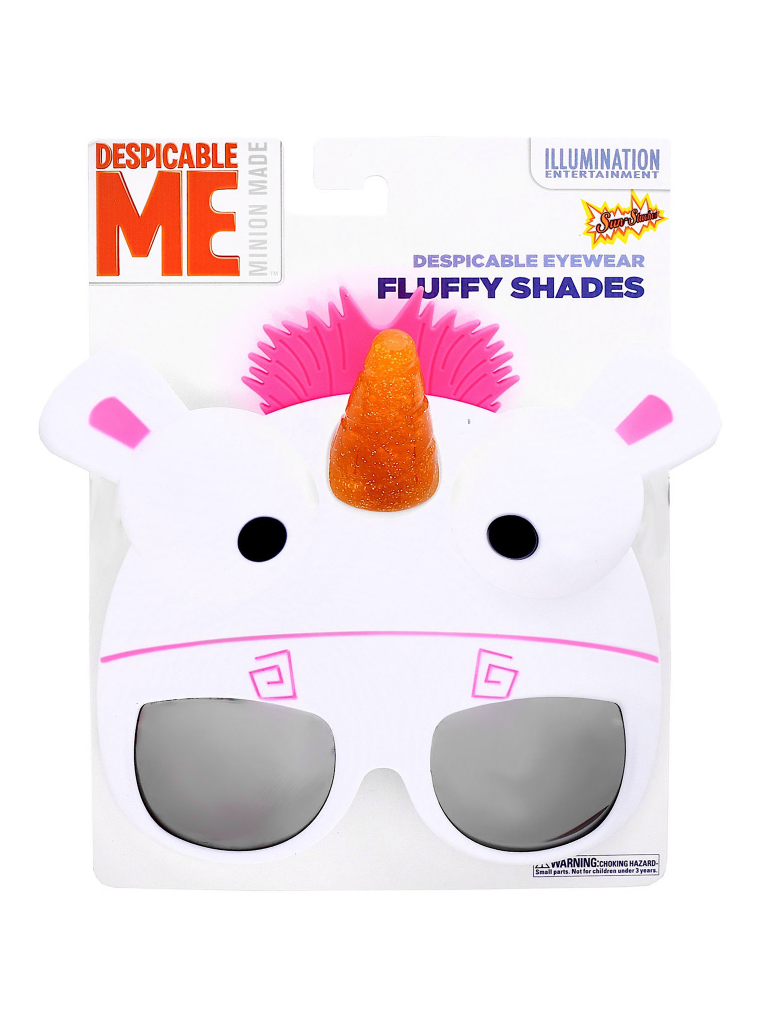 Sun Staches Minion Brille Fluffy
