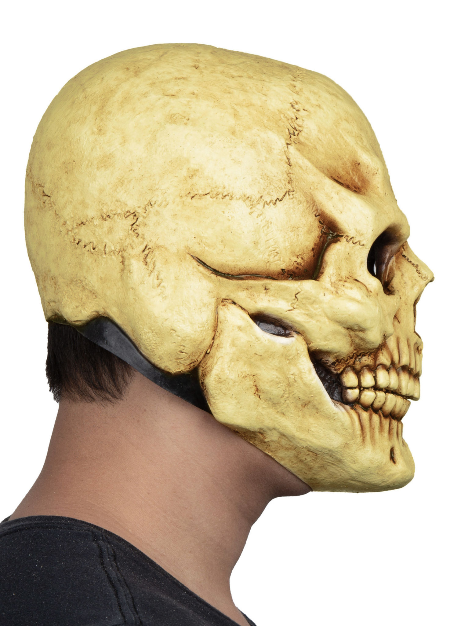 Totenkopf Maske des Grauens aus Latex