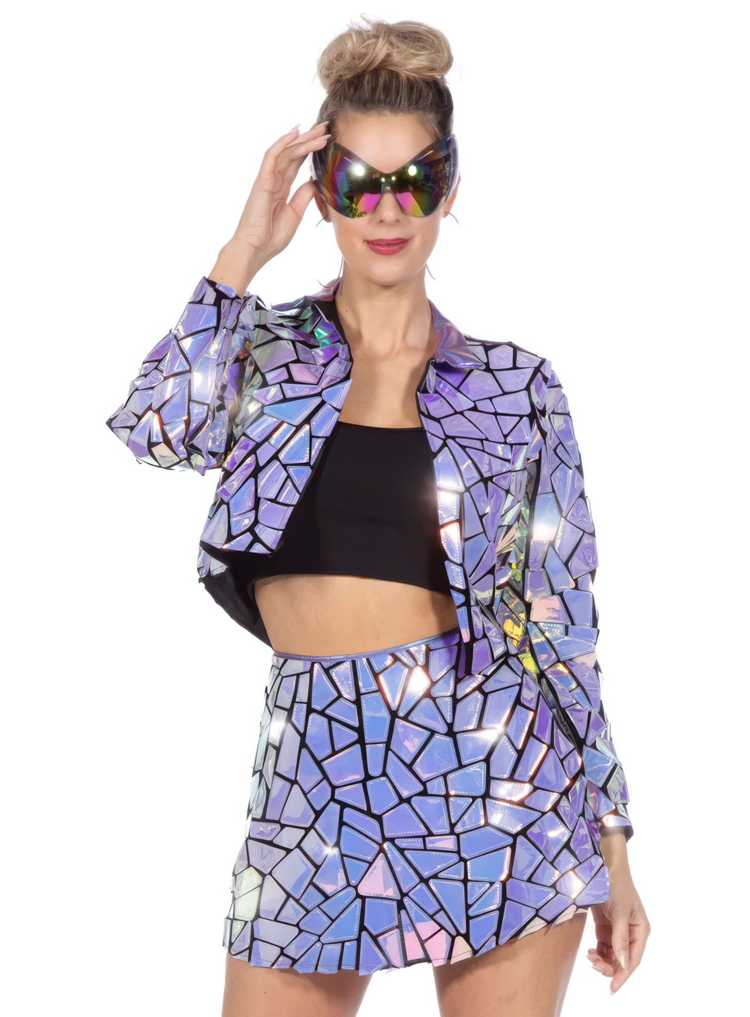 Mosaik Spiegel Outfit für Frauen