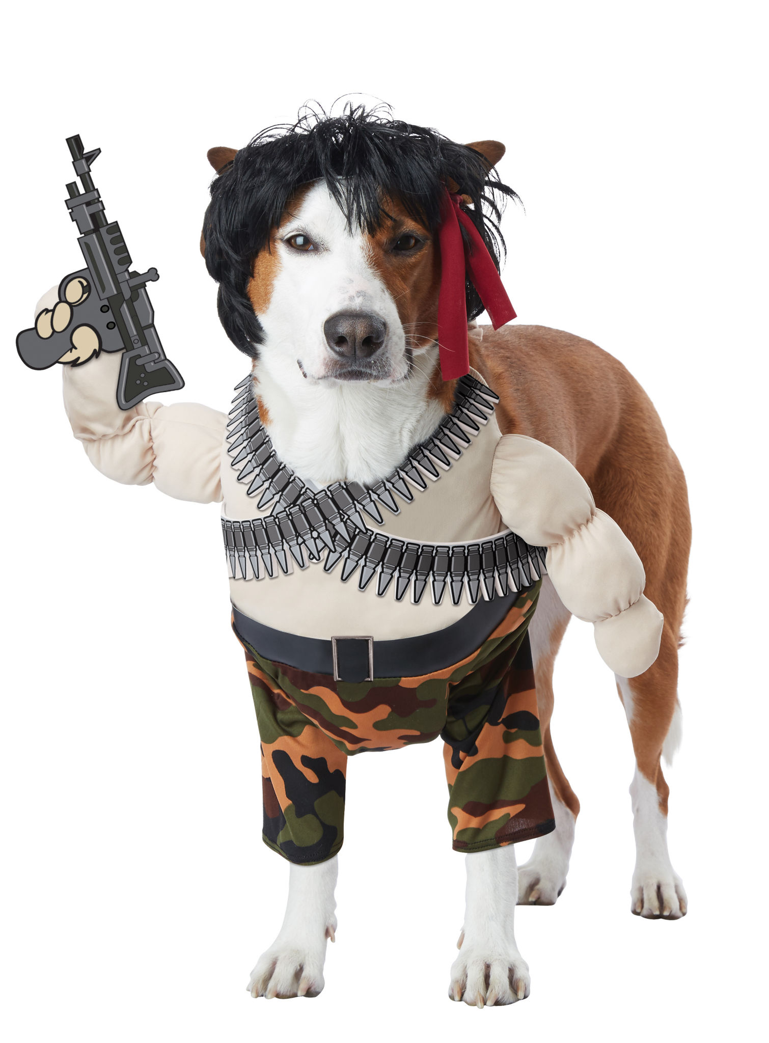 Rambo Kostüm für Hunde