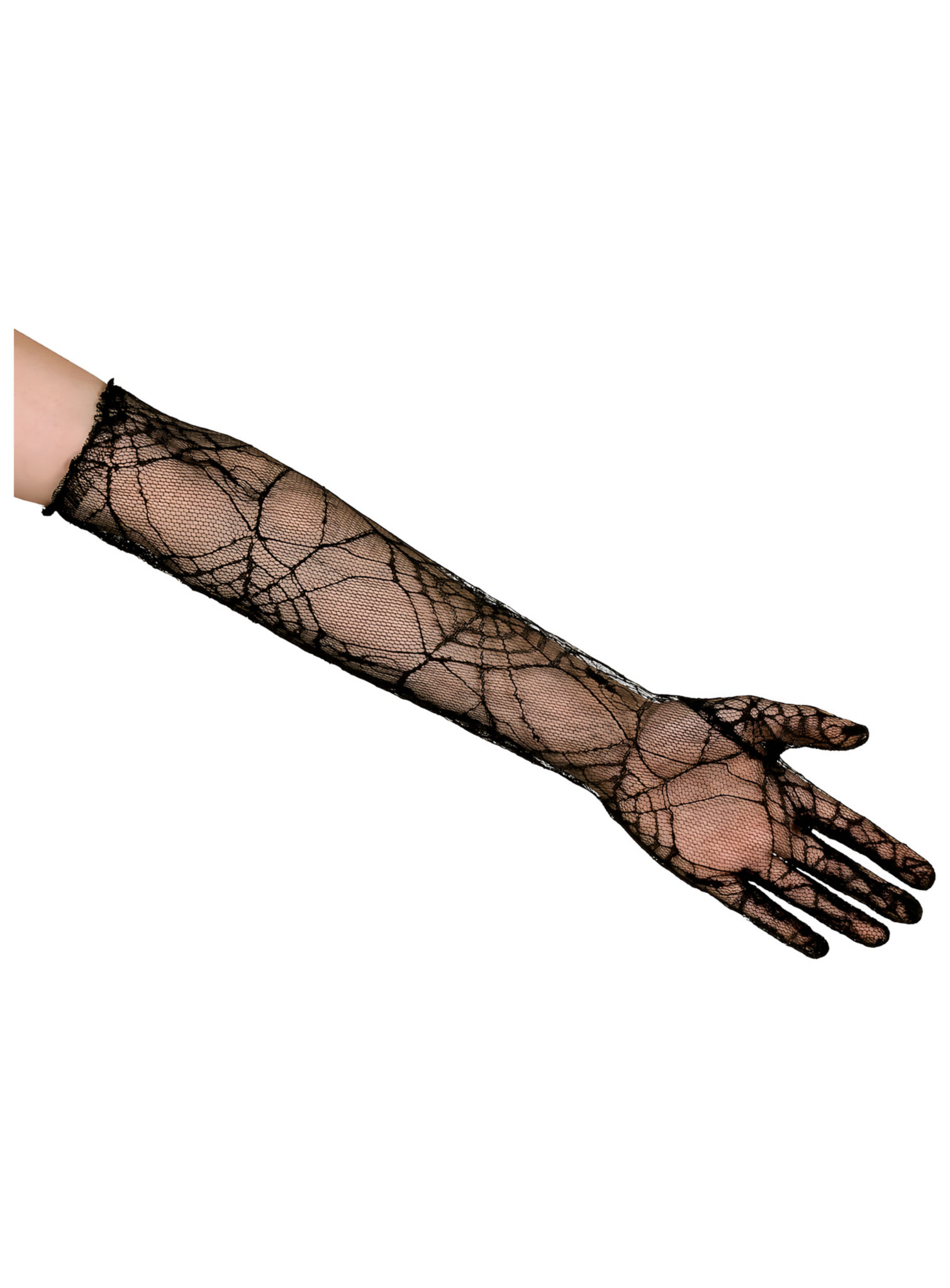 Spiderweb-ellebooghandschoenen