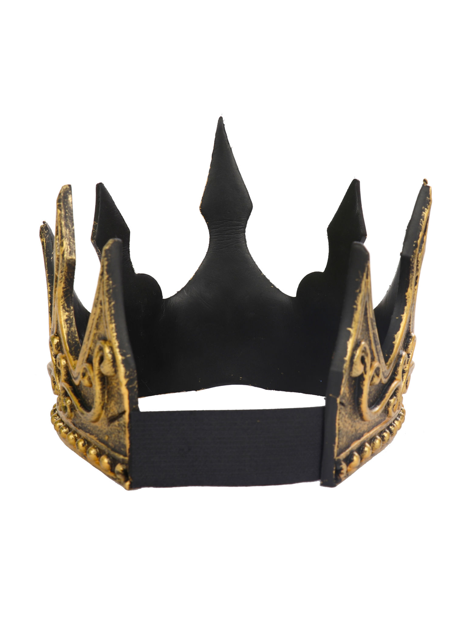 Fantasy Königskrone gold aus Gummischaum