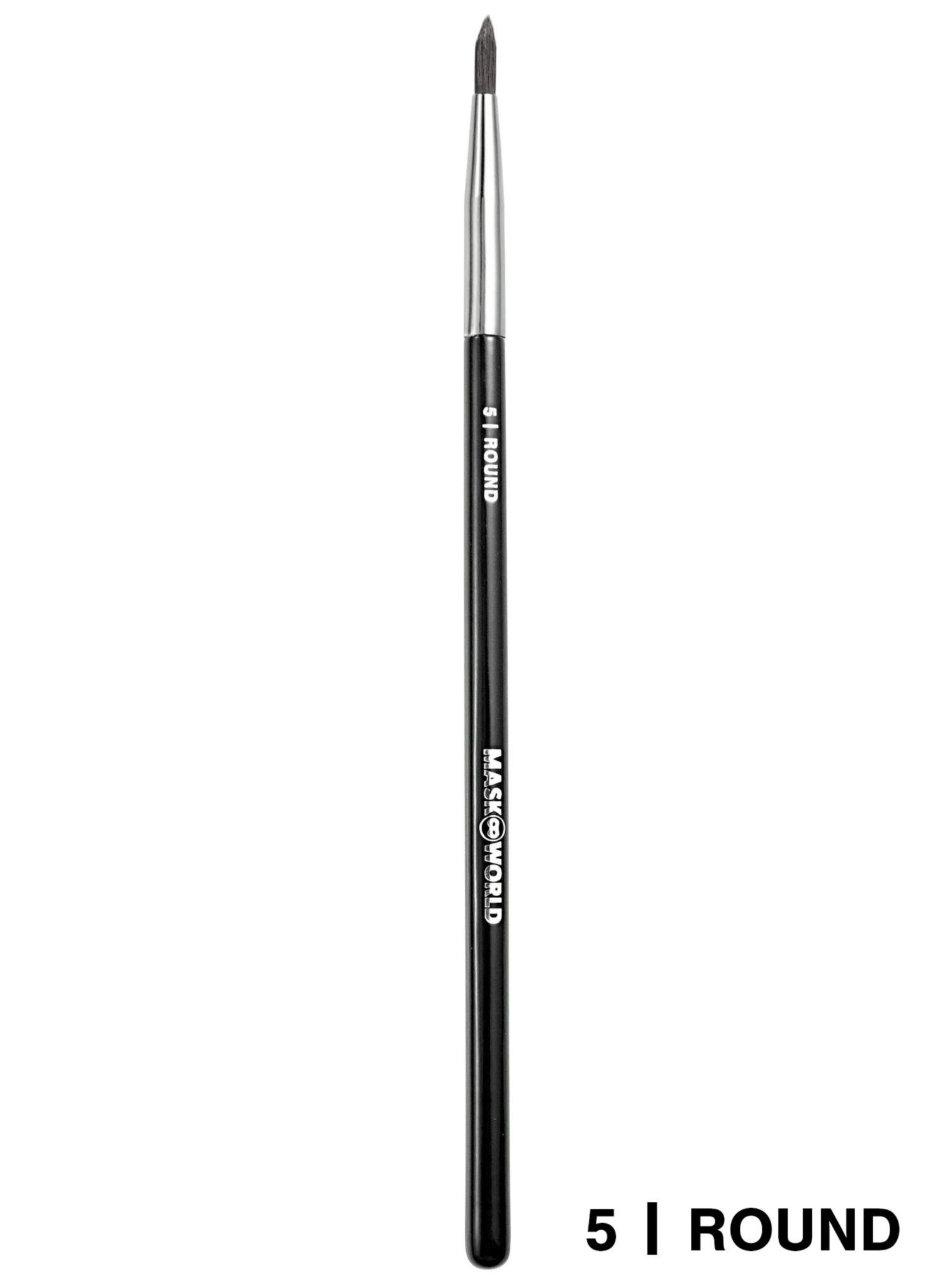 Schminkpenseel rond spits klein - 5 ROUND