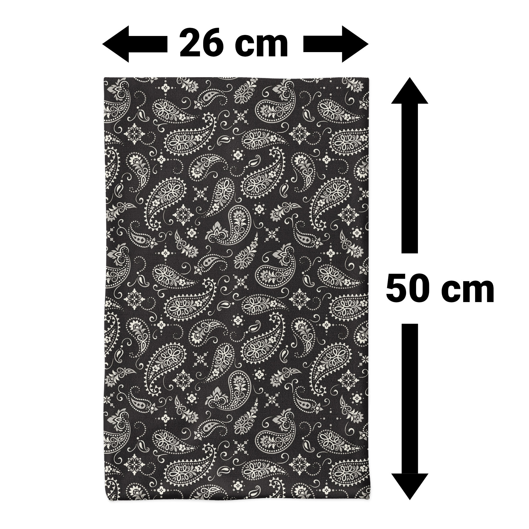 Schlauchschal Bandana schwarz