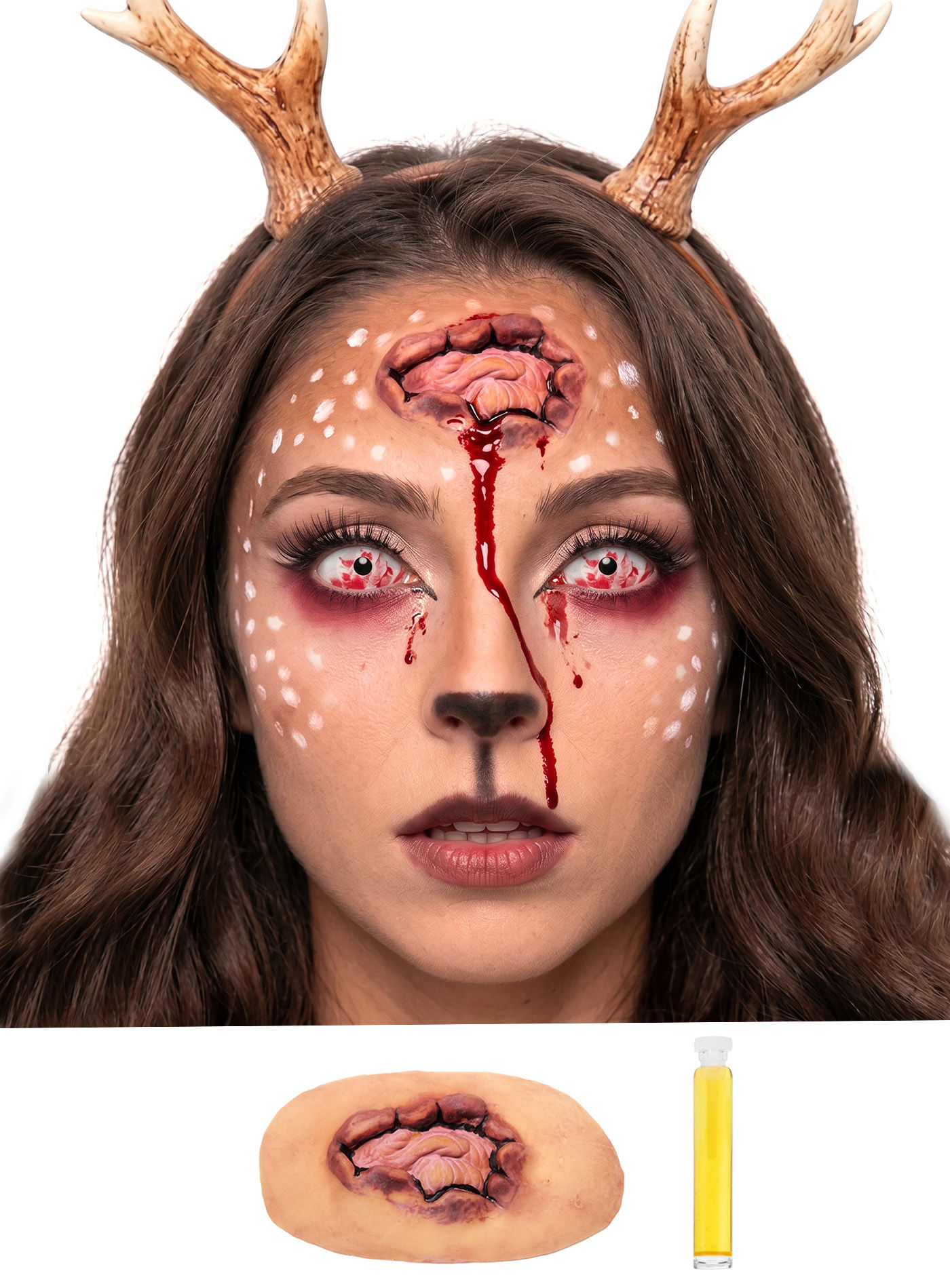Headshot - Latexwunde zum Ankleben