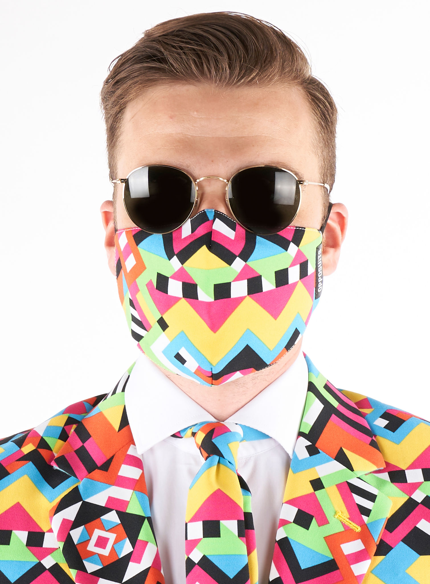 OppoSuits Abstractive Mundschutz Maske